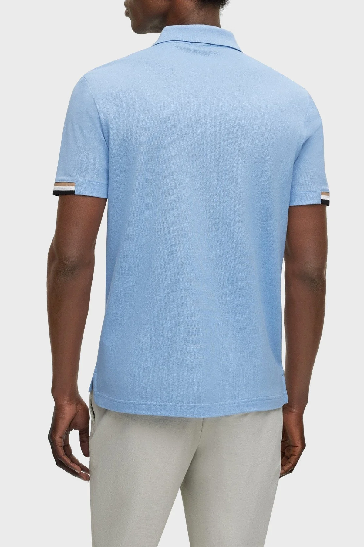 Boss % 100 Pamuk Regular Fit Düğmeli Erkek Polo Yaka T Shirt 50467113 492 MAVİ - 2