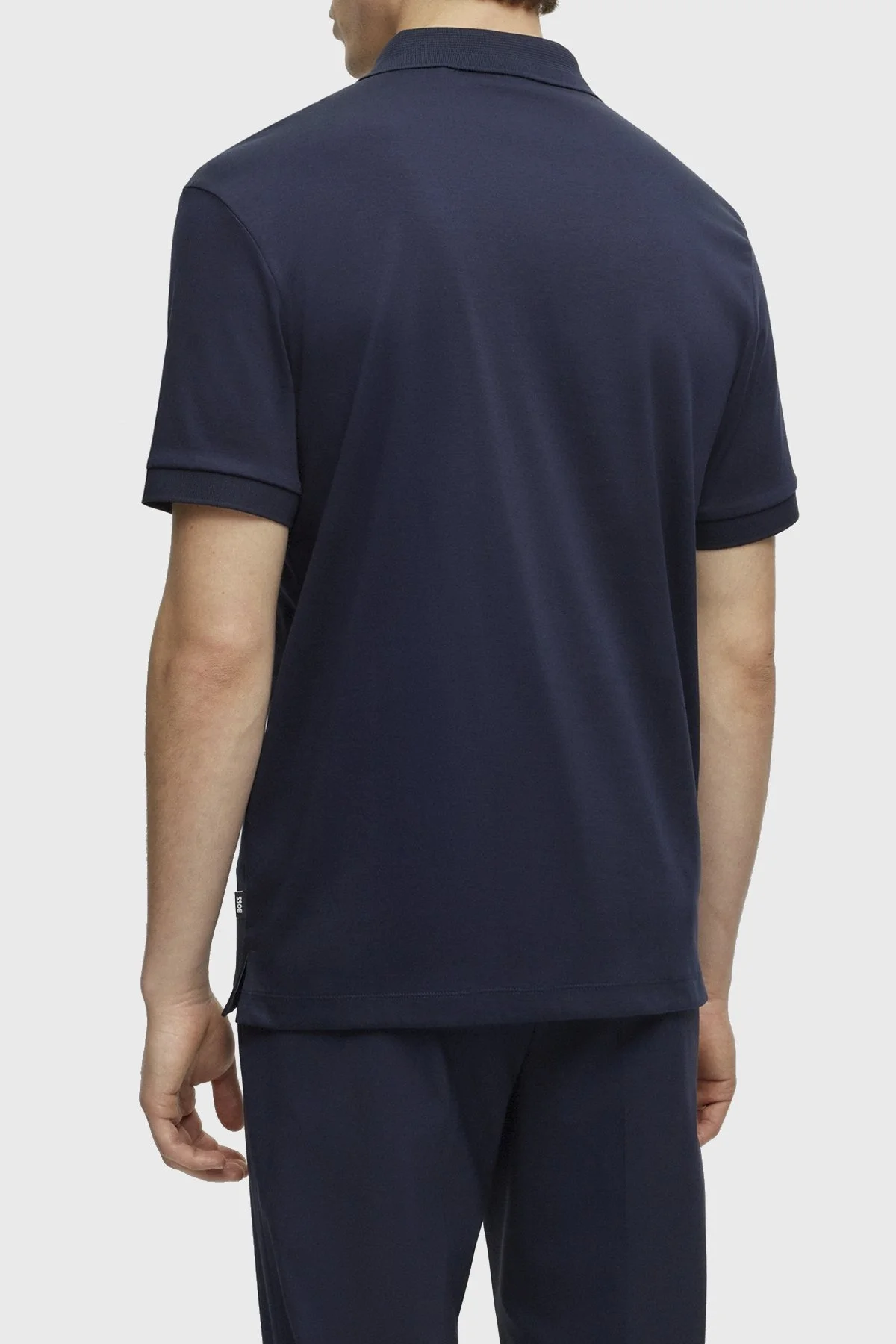 Boss % 100 Pamuk Regular Fit Düğmeli Erkek Polo Yaka T Shirt 50486953 405 LACİVERT - 4
