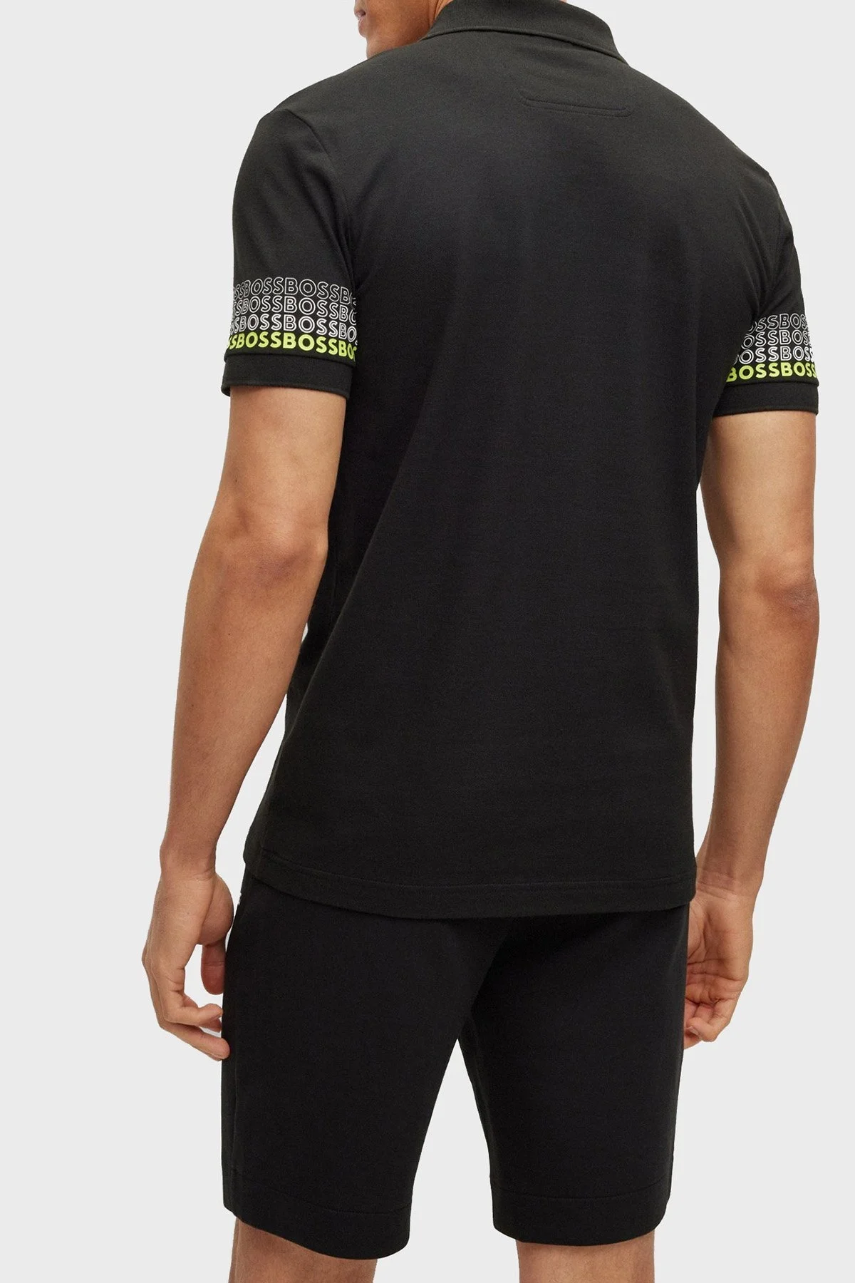 Boss % 100 Pamuk Regular Fit Düğmeli Erkek Polo Yaka T Shirt 50488293 001 SİYAH - 2