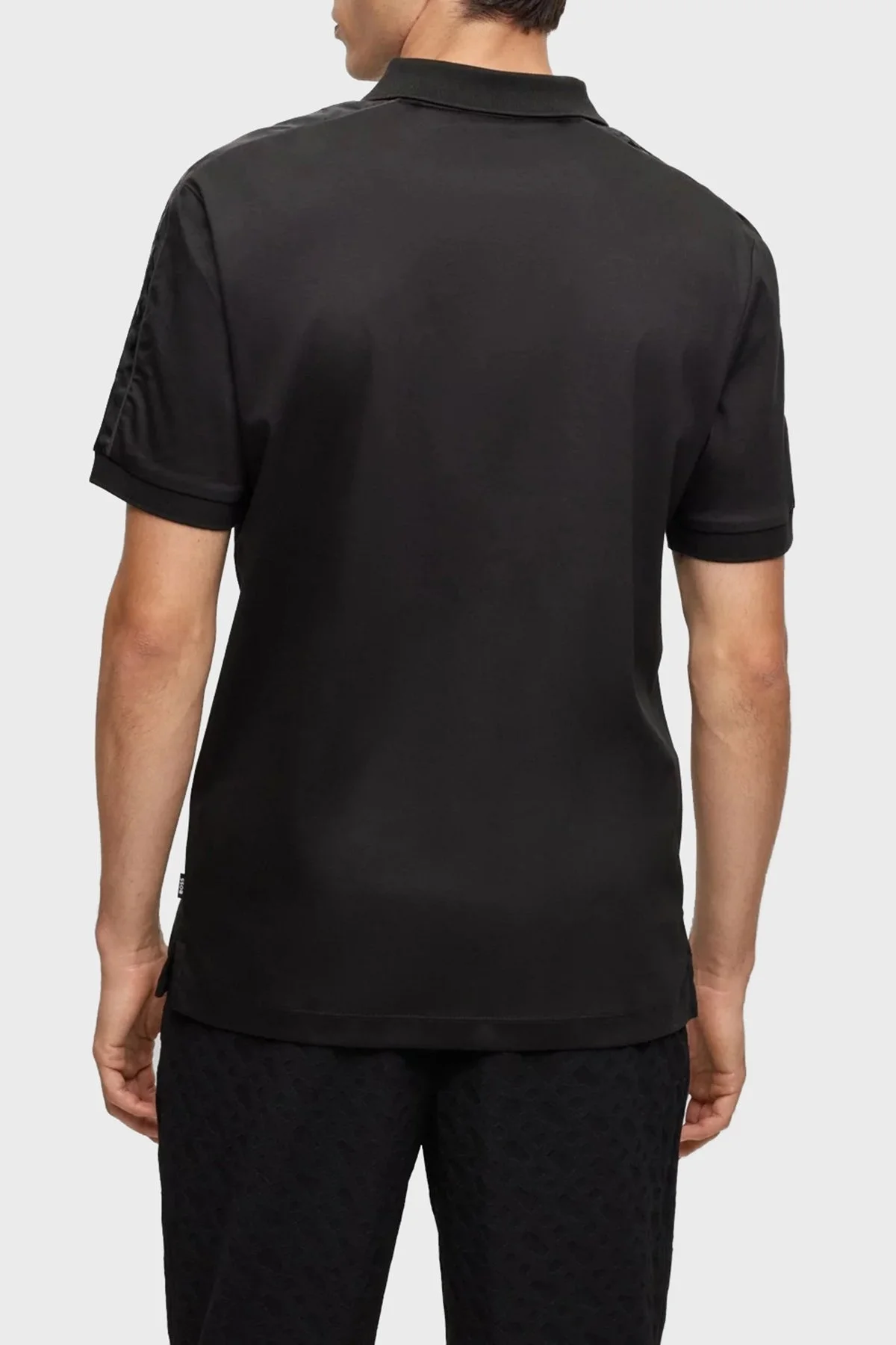 Boss % 100 Pamuk Regular Fit Düğmeli Erkek Polo Yaka T Shirt 50494073 001 SİYAH - 2
