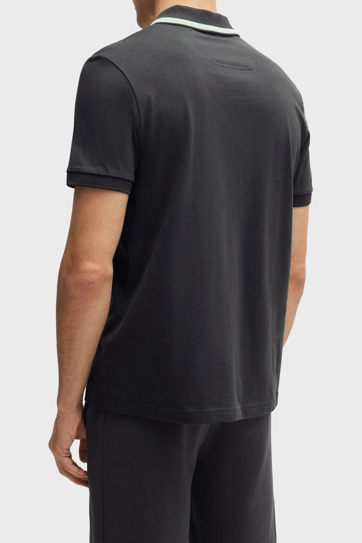 Boss % 100 Pamuk Regular Fit Düğmeli Erkek Polo Yaka T Shirt 50512931 016 ANTRASİT - 3