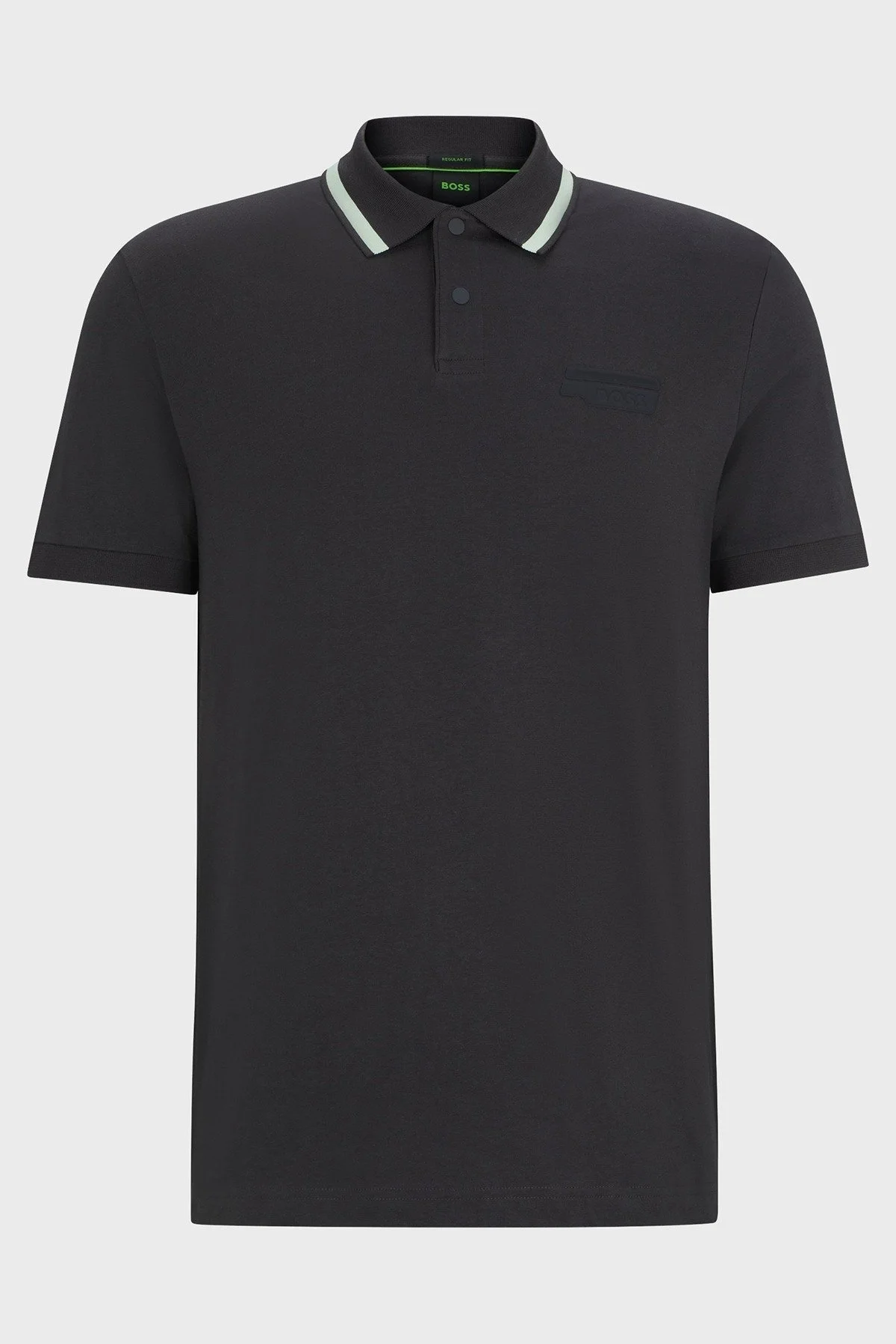 Boss % 100 Pamuk Regular Fit Düğmeli Erkek Polo Yaka T Shirt 50512931 016 ANTRASİT - 5