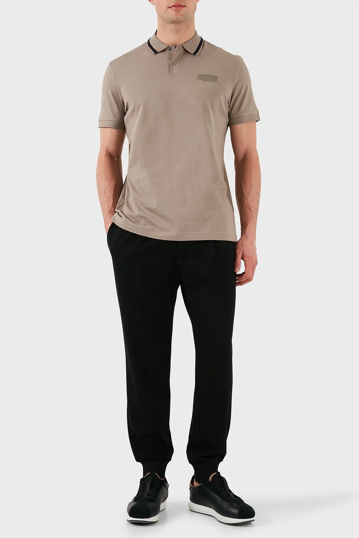 Boss % 100 Pamuk Regular Fit Düğmeli Erkek Polo Yaka T Shirt 50512931 334 HAKİ - 2