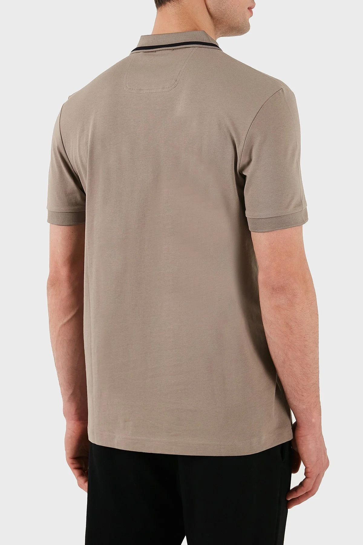 Boss % 100 Pamuk Regular Fit Düğmeli Erkek Polo Yaka T Shirt 50512931 334 HAKİ - 3