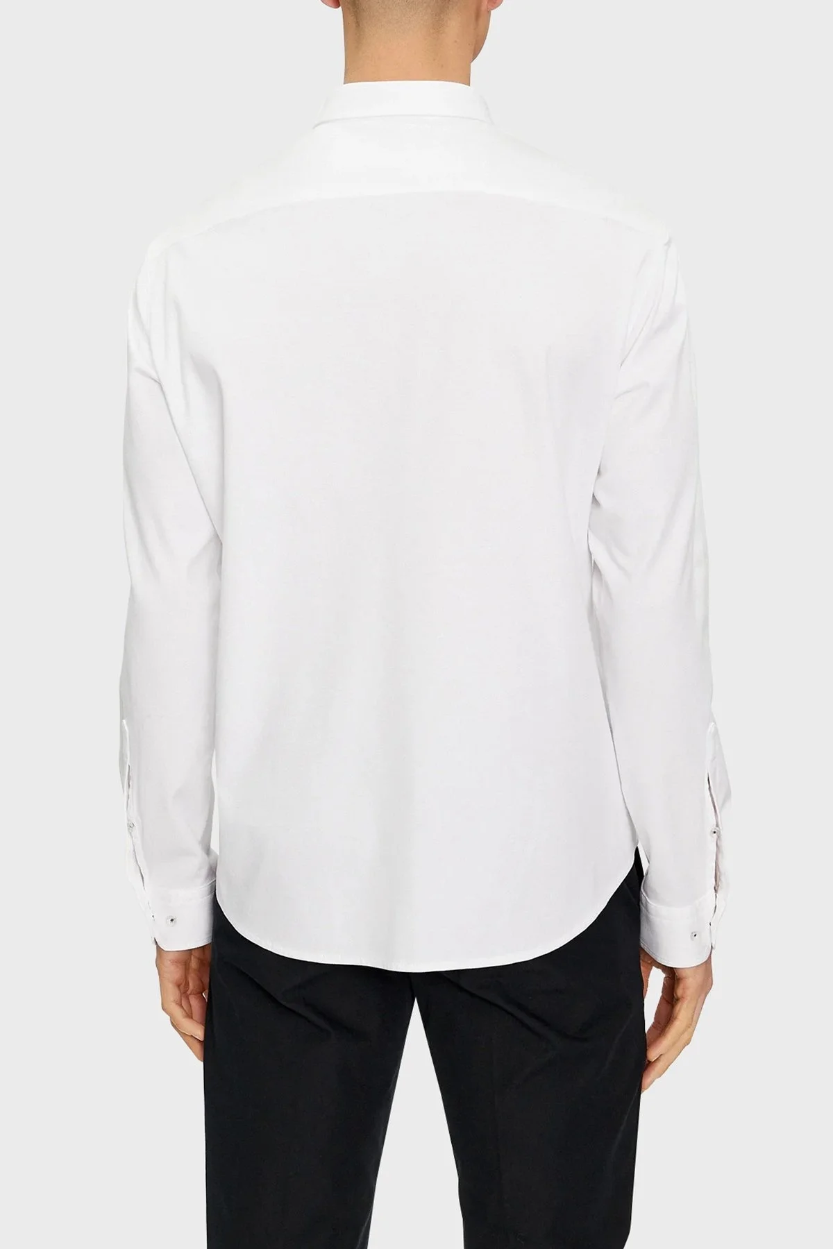 Boss % 100 Pamuk Regular Fit Düğmeli Yaka Erkek Gömlek 50512006 100 BEYAZ - 3