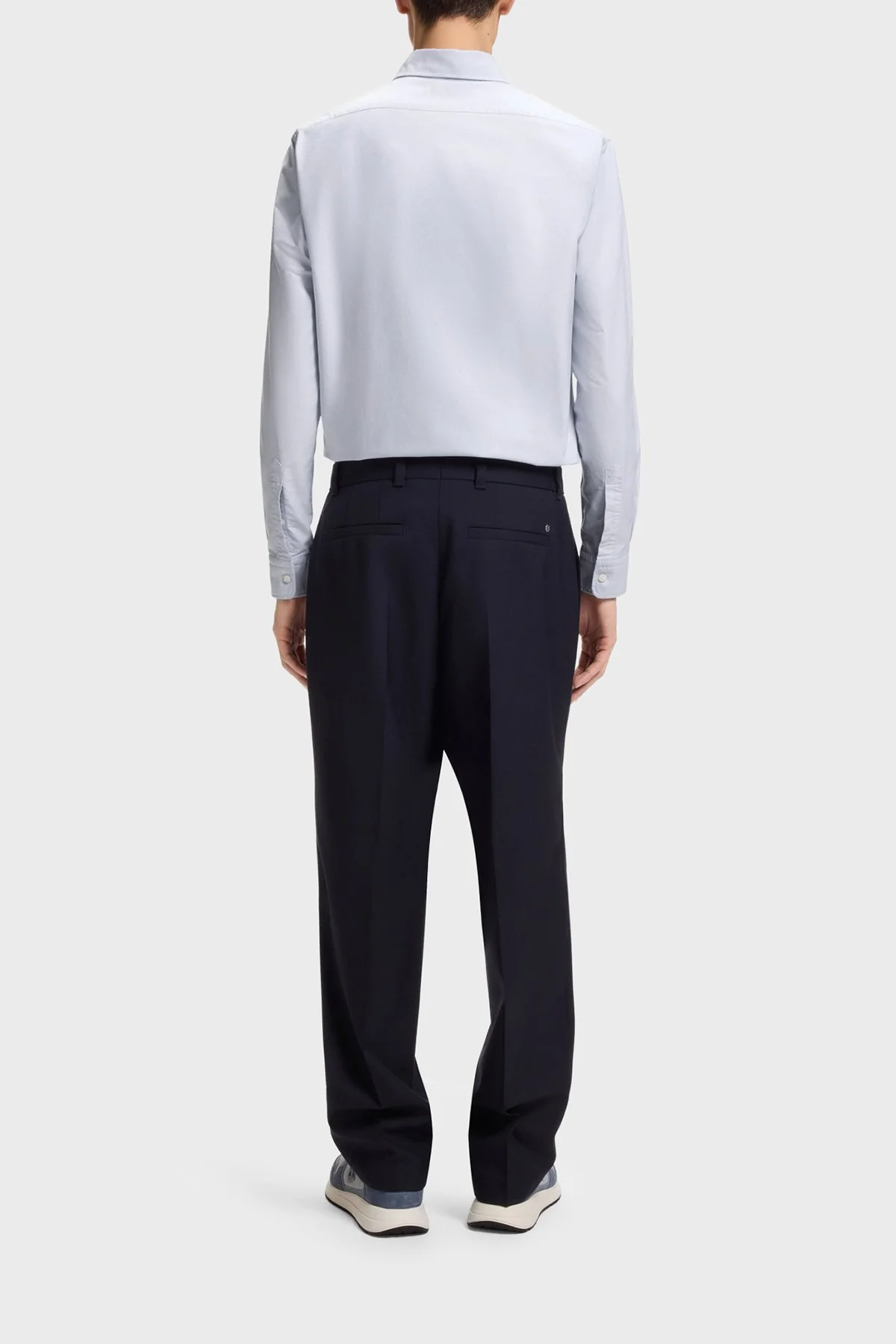 Boss % 100 Pamuk Regular Fit Düğmeli Yaka Logolu Erkek Gömlek 50555966 531 GRİ - 3