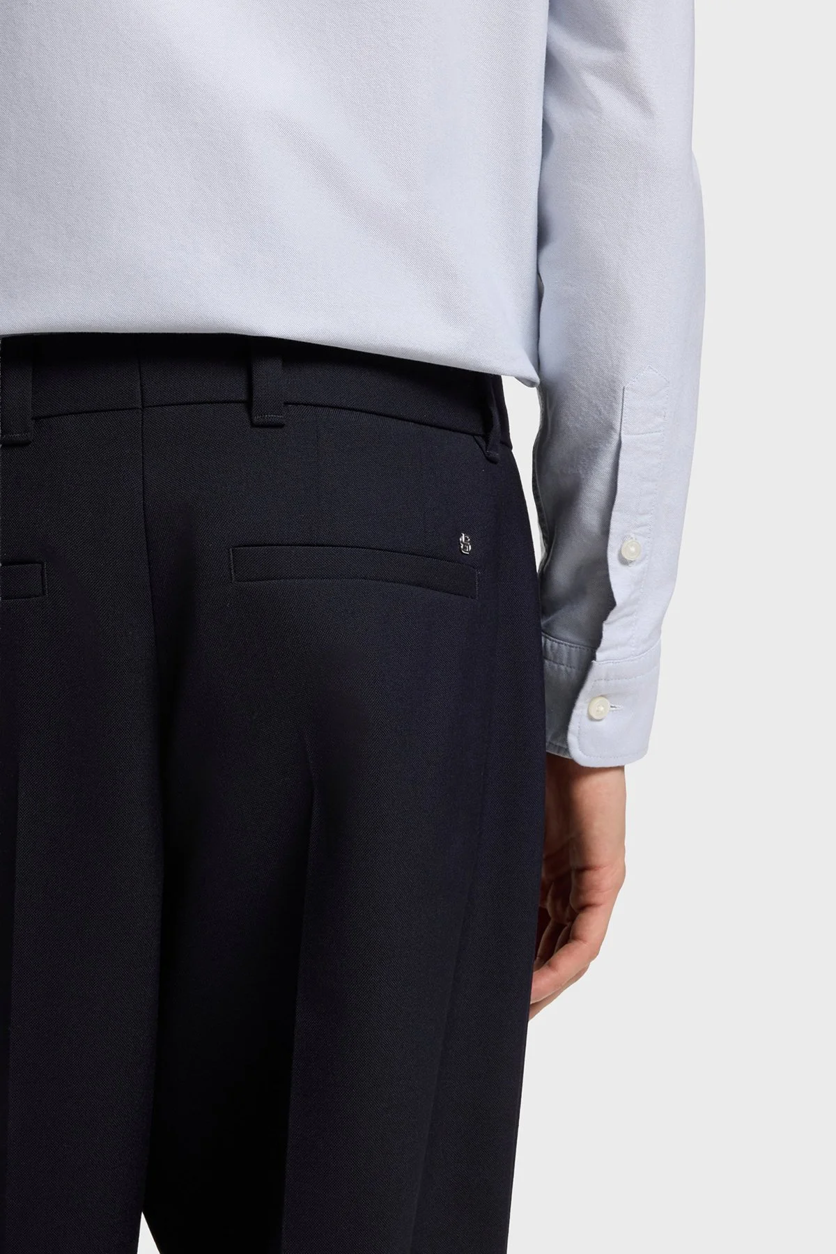 Boss % 100 Pamuk Regular Fit Düğmeli Yaka Logolu Erkek Gömlek 50555966 531 GRİ - 5