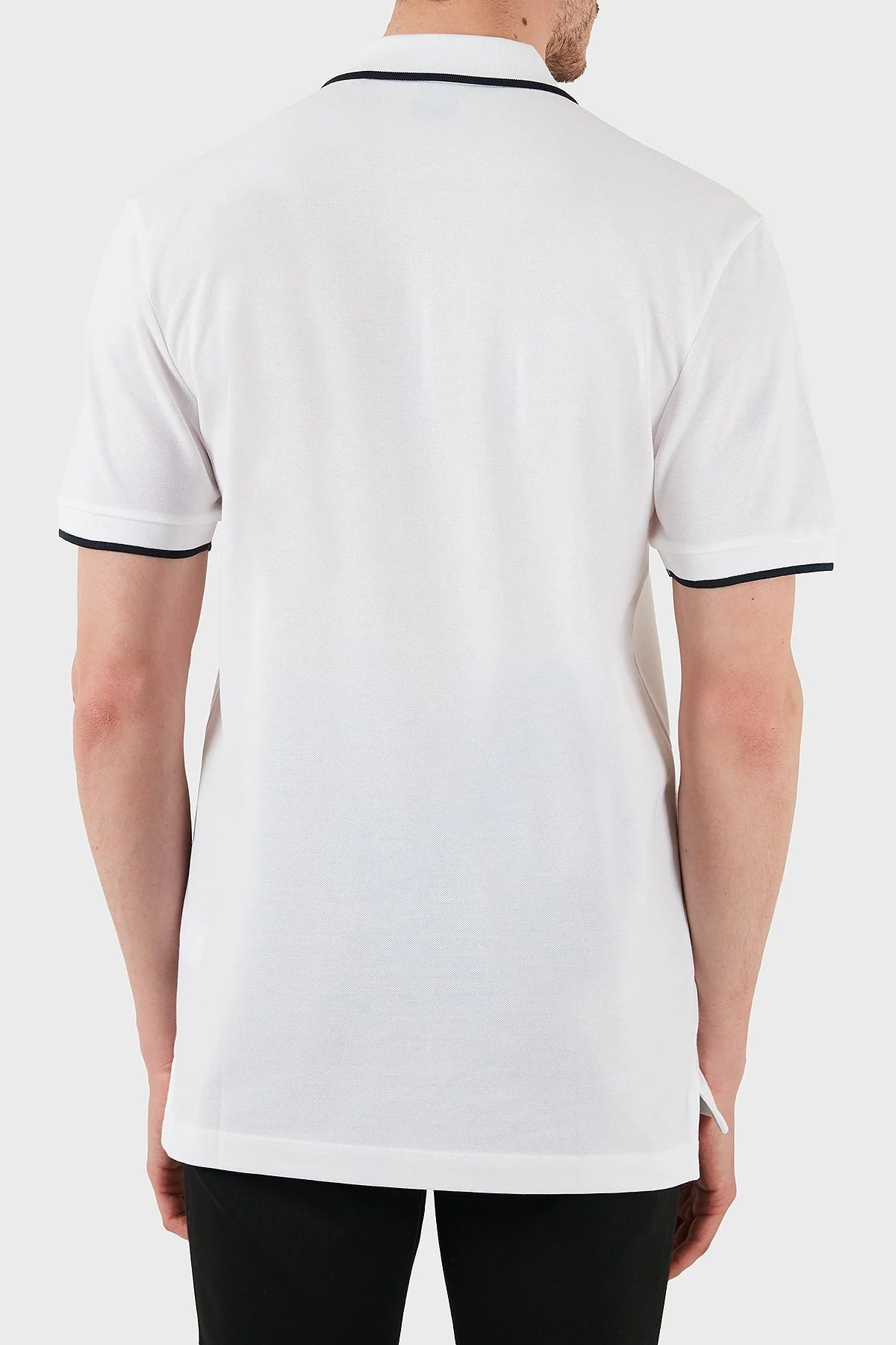 Boss % 100 Pamuk Regular Fit Erkek Polo Yaka T Shirt 50494697 101 BEYAZ - 2