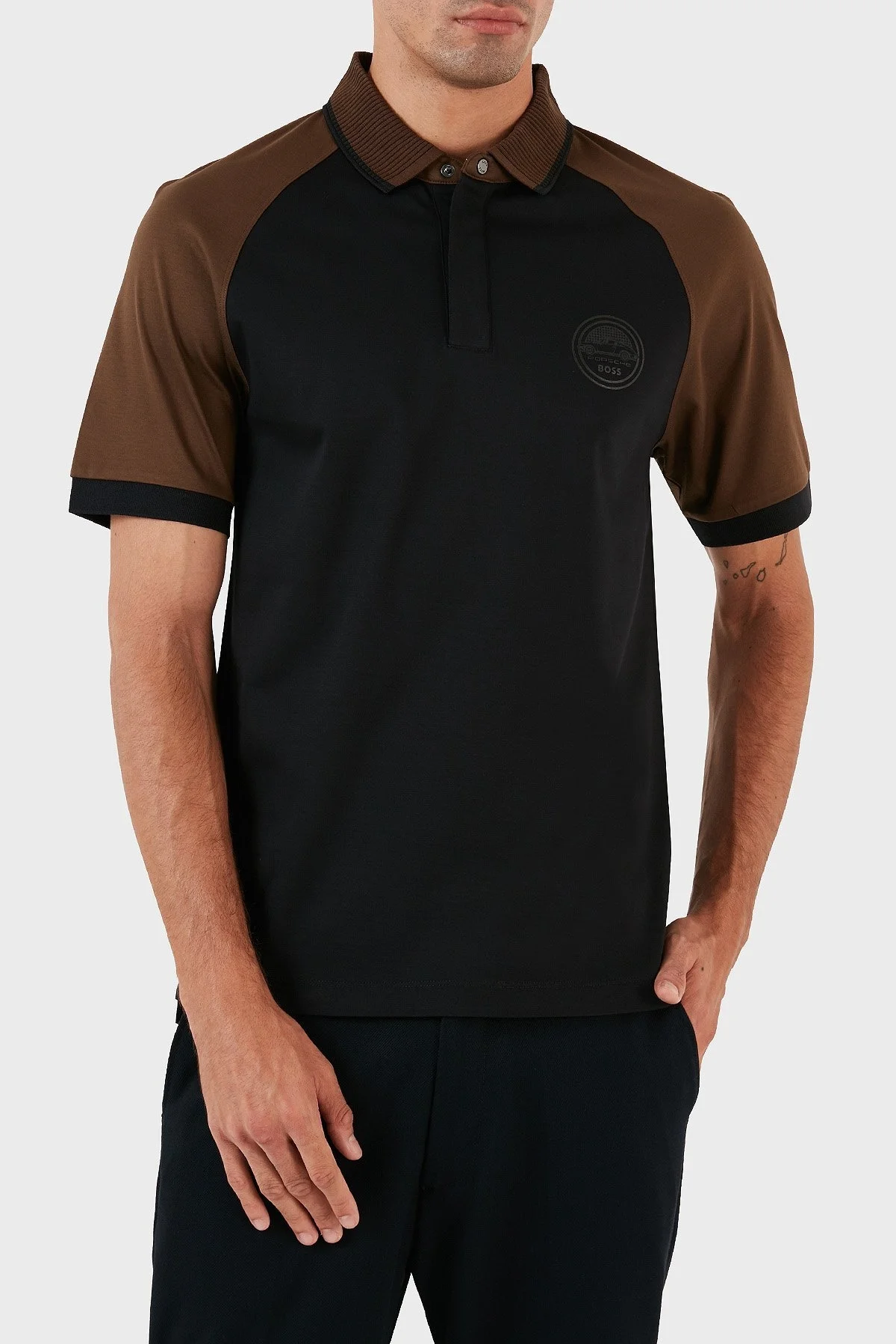 Boss % 100 Pamuk Regular Fit Erkek Polo Yaka T Shirt 50495908 001 SİYAH - 1