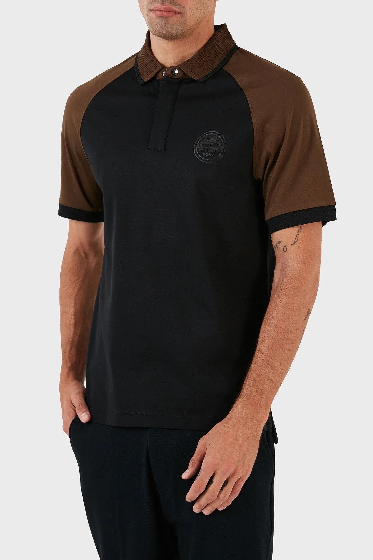 Boss % 100 Pamuk Regular Fit Erkek Polo Yaka T Shirt 50495908 001 SİYAH - 4