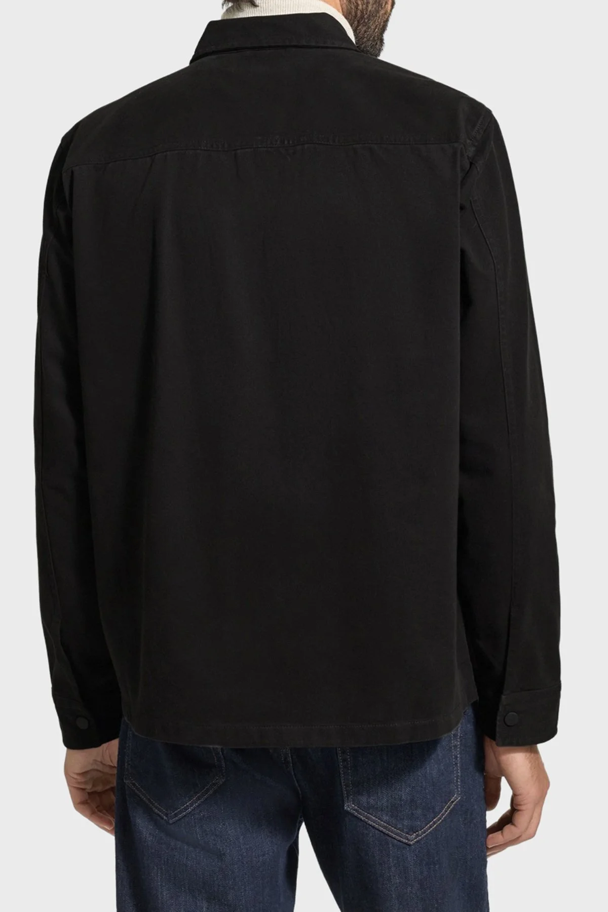 Boss % 100 Pamuk Regular Fit Fermuarlı Erkek Ceket 50553706 001 SİYAH - 3