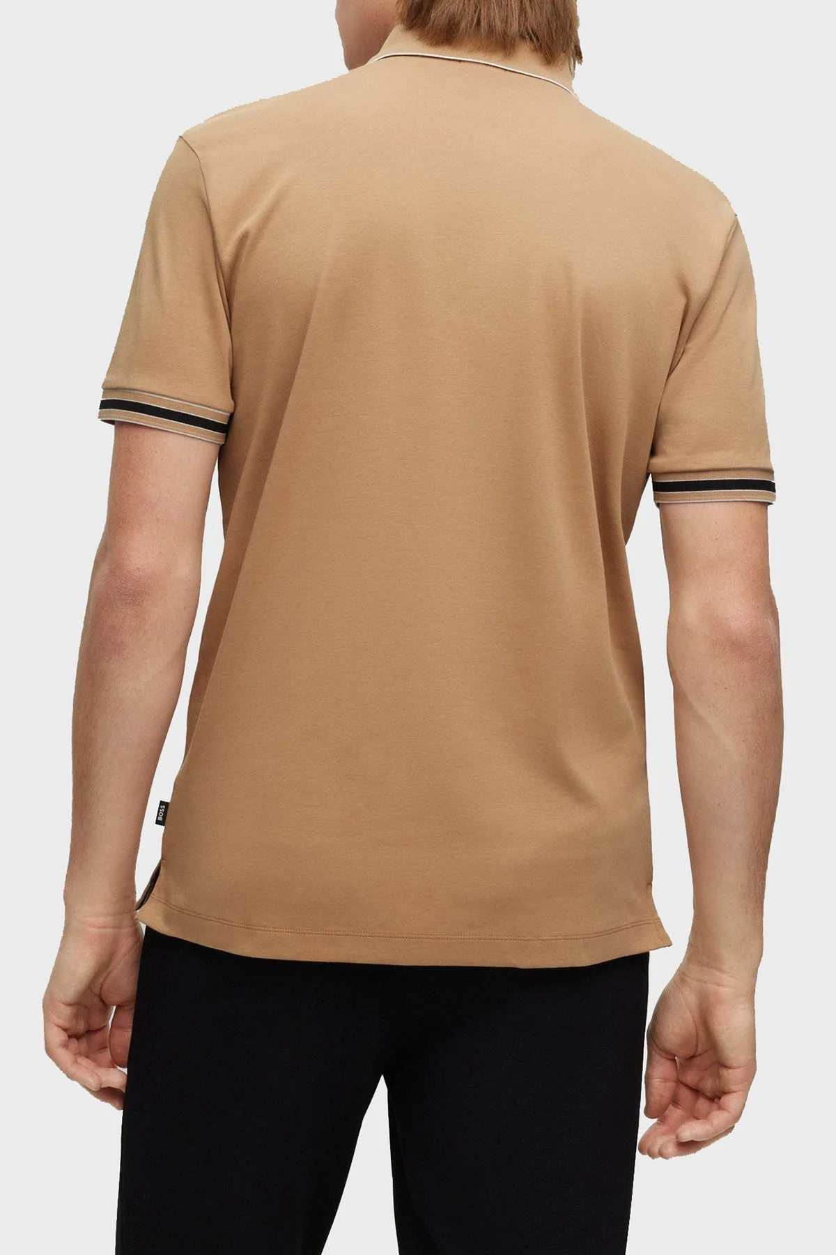 Boss % 100 Pamuk Regular Fit Fermuarlı Erkek Polo Yaka T Shirt 50486186 260 KAHVE - 2