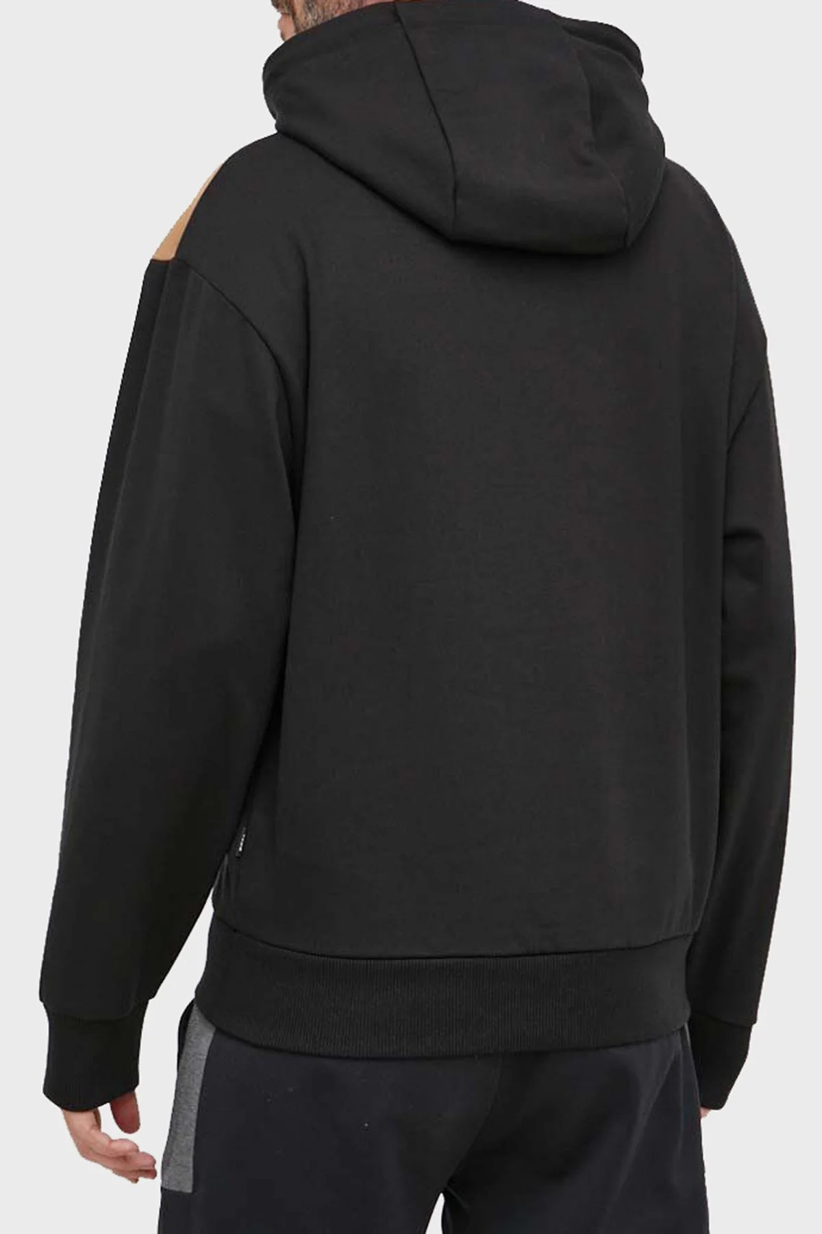 Boss % 100 Pamuk Regular Fit Kapüşonlu Erkek Sweat 50495734 001 SİYAH - 3