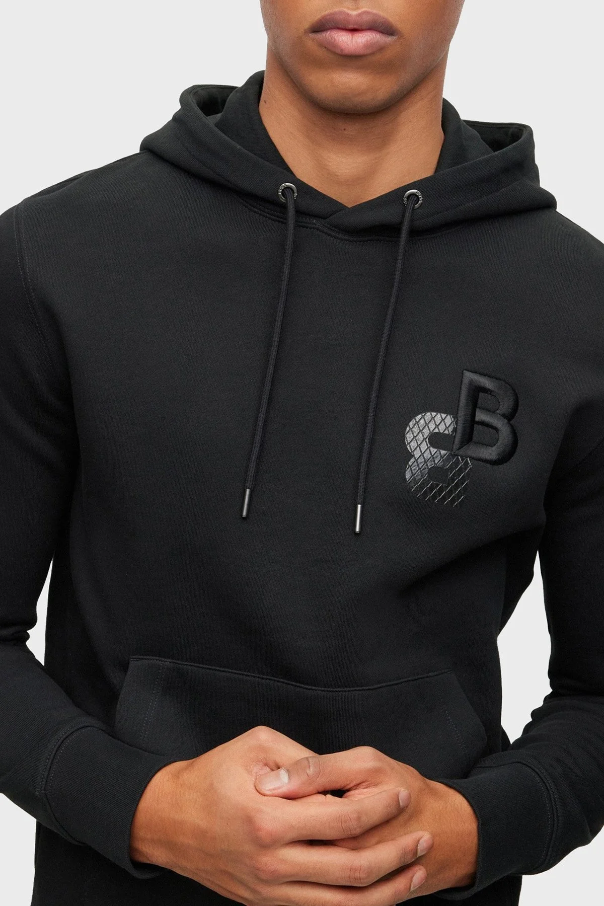 Boss % 100 Pamuk Regular Fit Kapüşonlu Erkek Sweat 50499925 001 SİYAH - 4