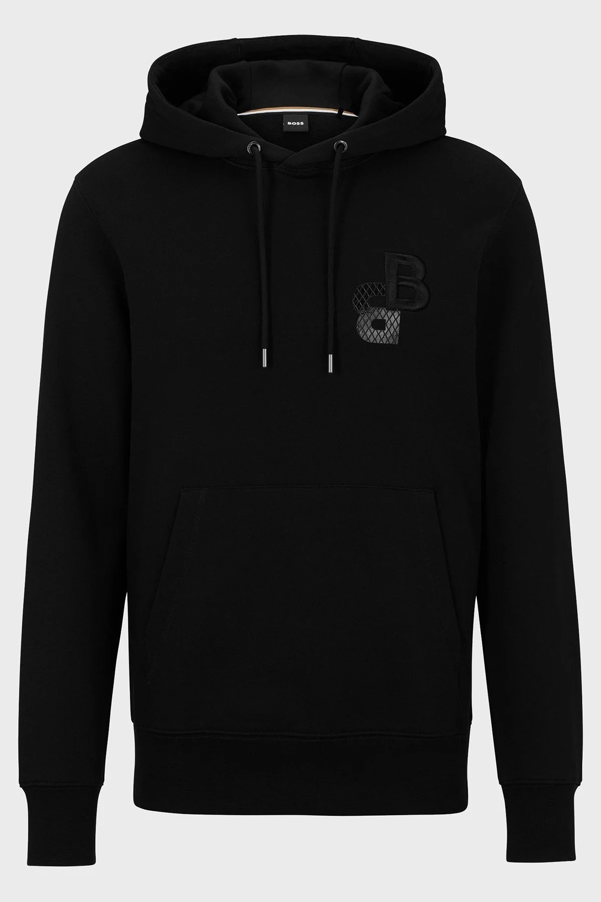 Boss % 100 Pamuk Regular Fit Kapüşonlu Erkek Sweat 50499925 001 SİYAH - 5