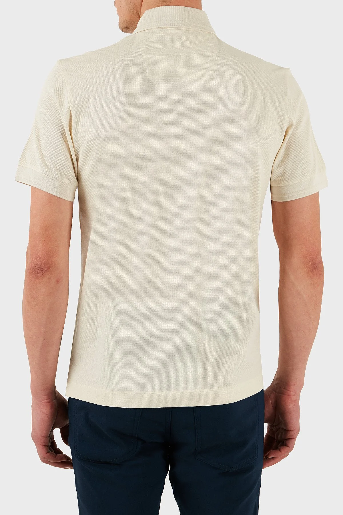 Boss % 100 Pamuk Regular Fit Logolu Düğmeli Erkek Polo Yaka T Shirt 50533355 131 EKRU - 3