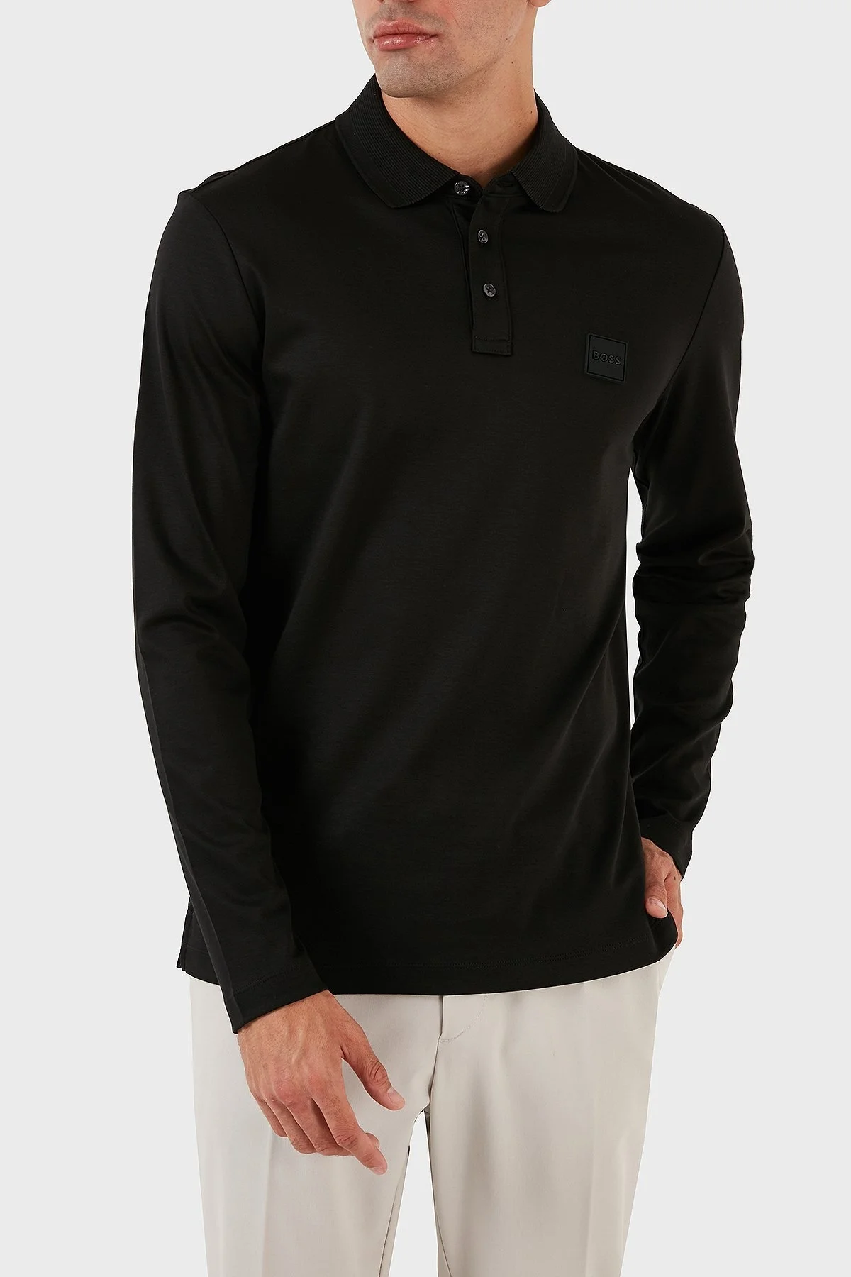 Boss % 100 Pamuk Regular Fit Merserize Erkek Polo Yaka T Shirt 50485162 002 BEYAZ - 3