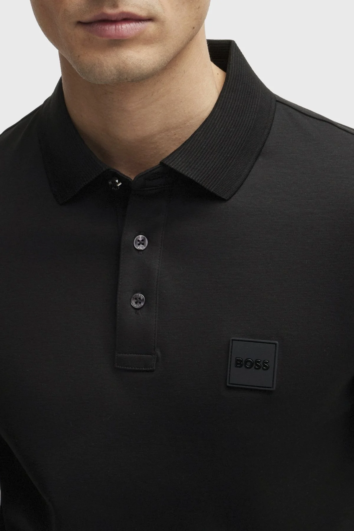 Boss % 100 Pamuk Regular Fit Merserize Erkek Polo Yaka Sweat 50485162 002 SİYAH - 9