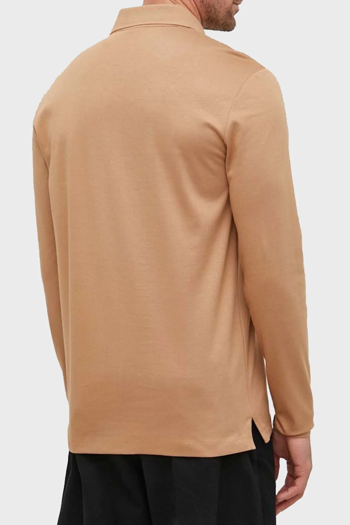 Boss % 100 Pamuk Regular Fit Merserize Polo Yaka Sweat Erkek Polo Yaka T Shirt 50485162 260 TABA - 2