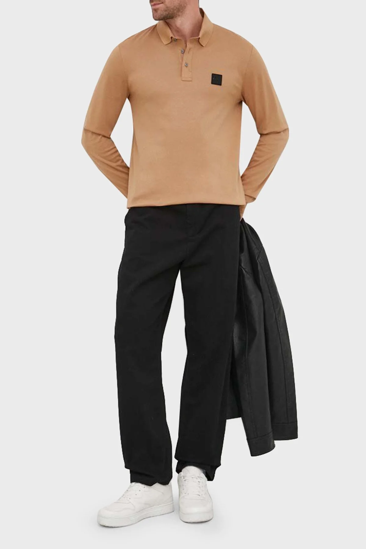 Boss % 100 Pamuk Regular Fit Merserize Polo Yaka Sweat Erkek Polo Yaka T Shirt 50485162 260 TABA - 3