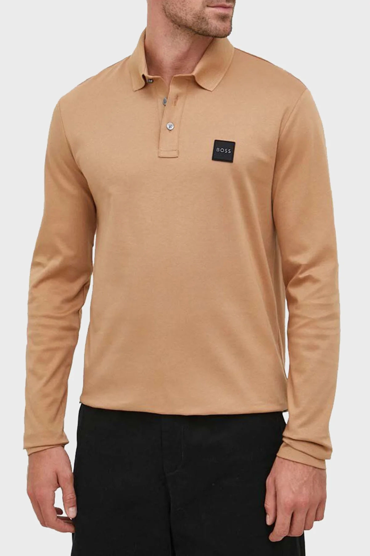 Boss % 100 Pamuk Regular Fit Merserize Polo Yaka Sweat Erkek Polo Yaka T Shirt 50485162 260 TABA - 1