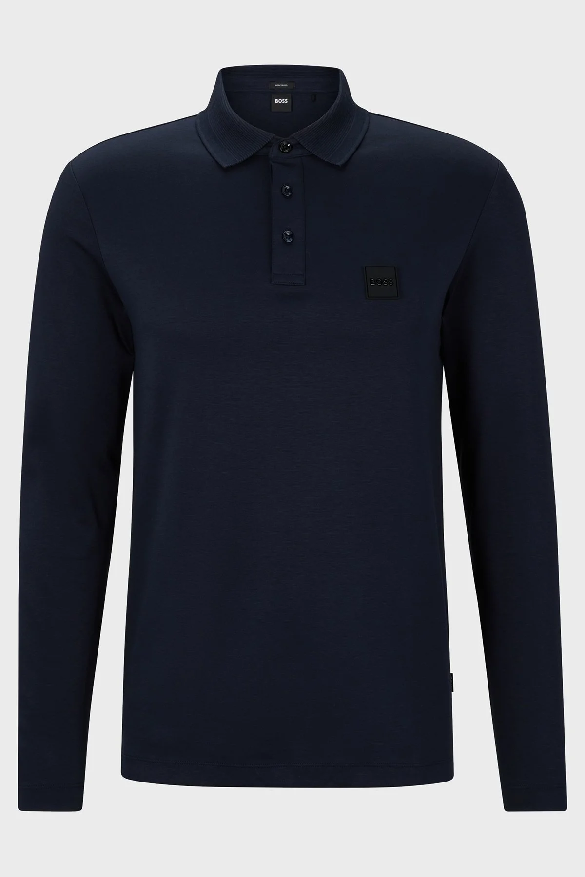 Boss % 100 Pamuk Regular Fit Merserize Erkek Polo Yaka Sweat 50485162 405 LACİVERT - 10