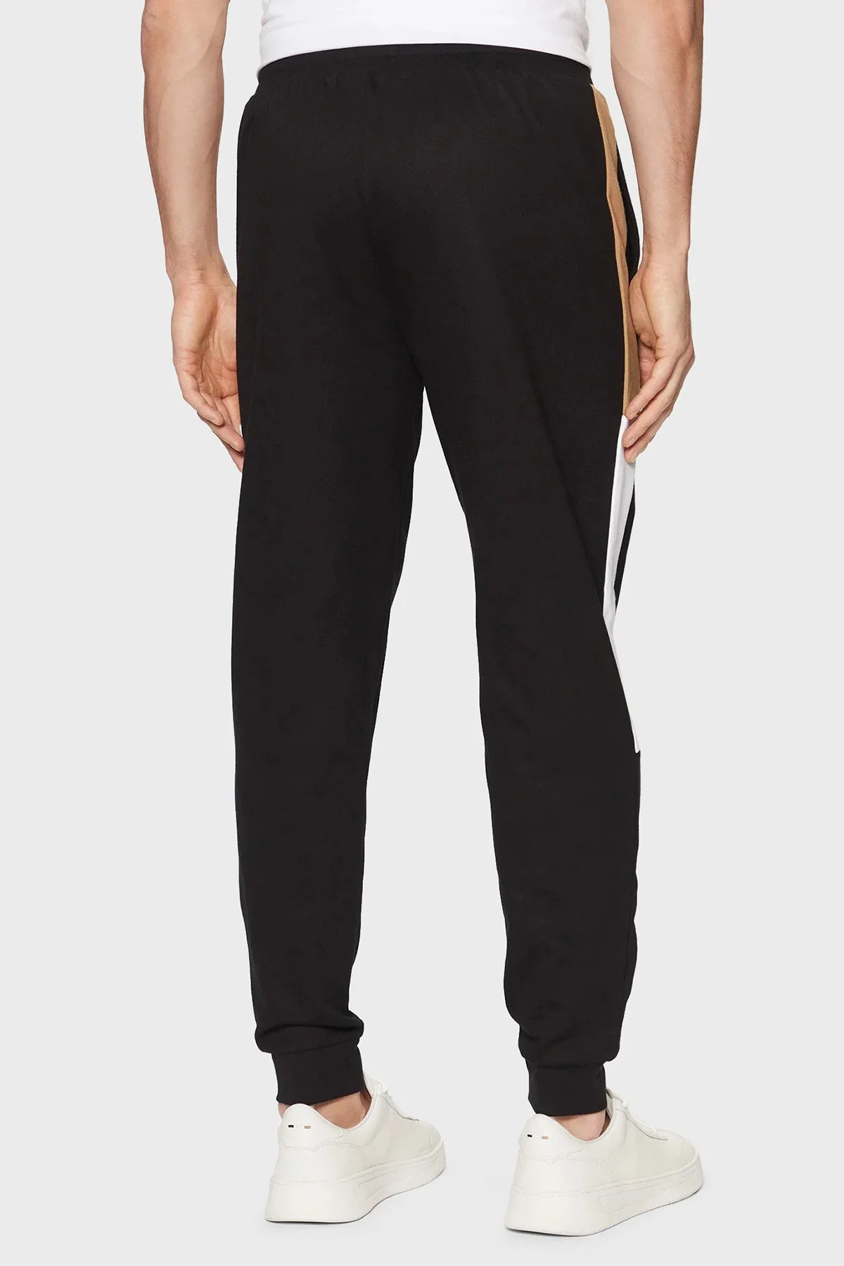 Boss % 100 Pamuk Regular Fit Ribanalı Paça Jogger Erkek Pantolon 50535786 001 SİYAH - 2