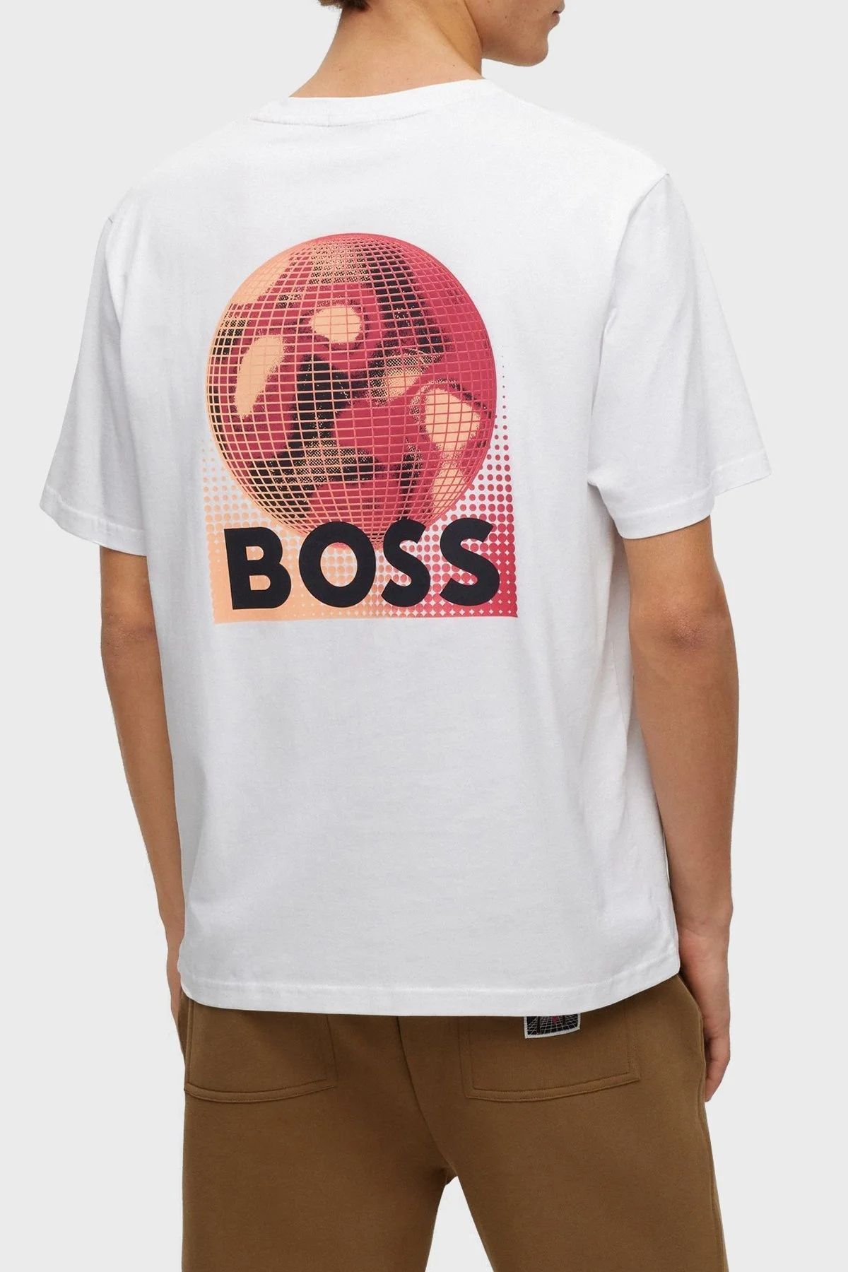 Boss % 100 Pamuk Relaxed Fit Bisiklet Yaka Erkek T Shirt 50491723 100 BEYAZ - 2