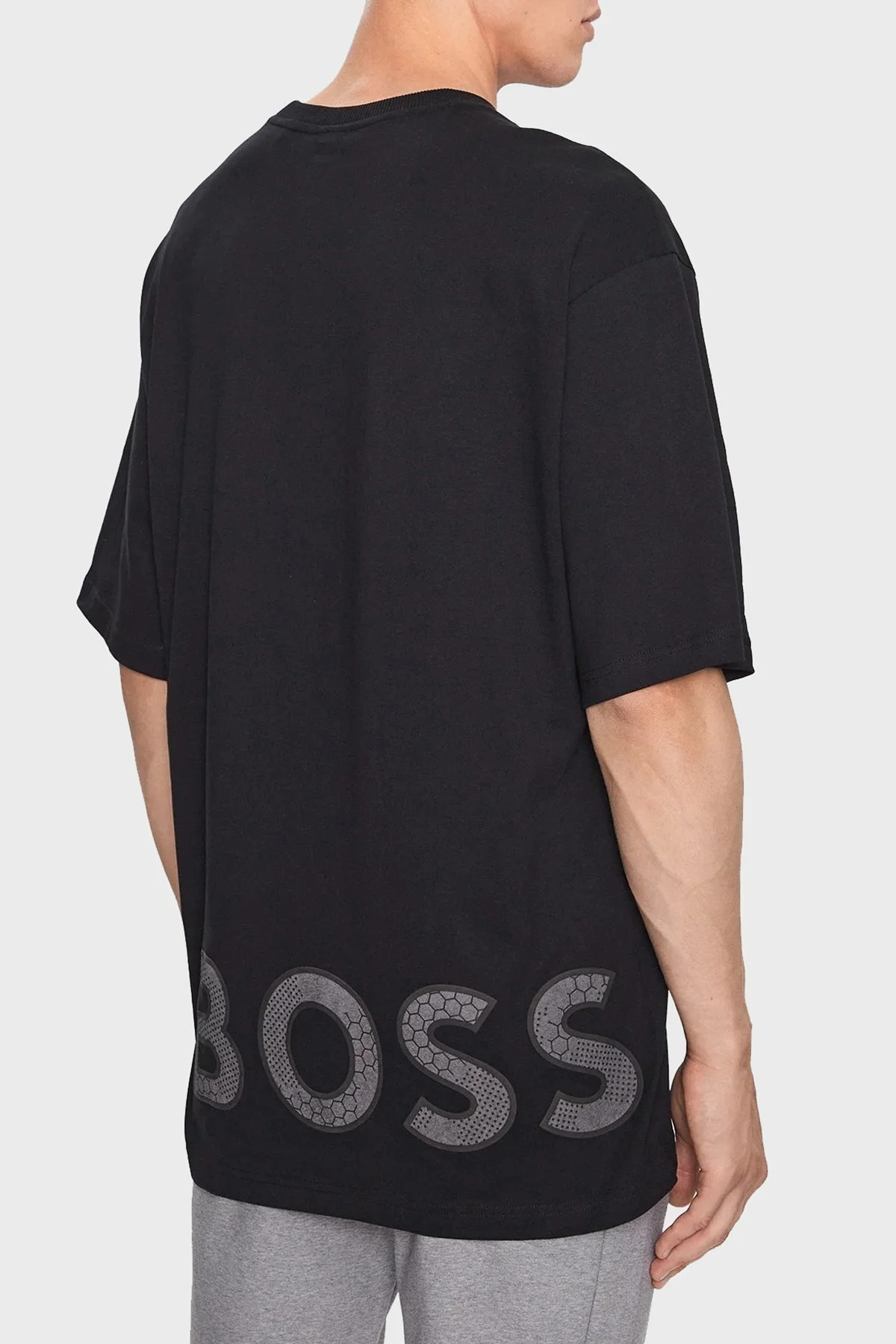 Boss % 100 Pamuk Relaxed Fit Bisiklet Yaka Erkek T Shirt 50503105 001 SİYAH - 2