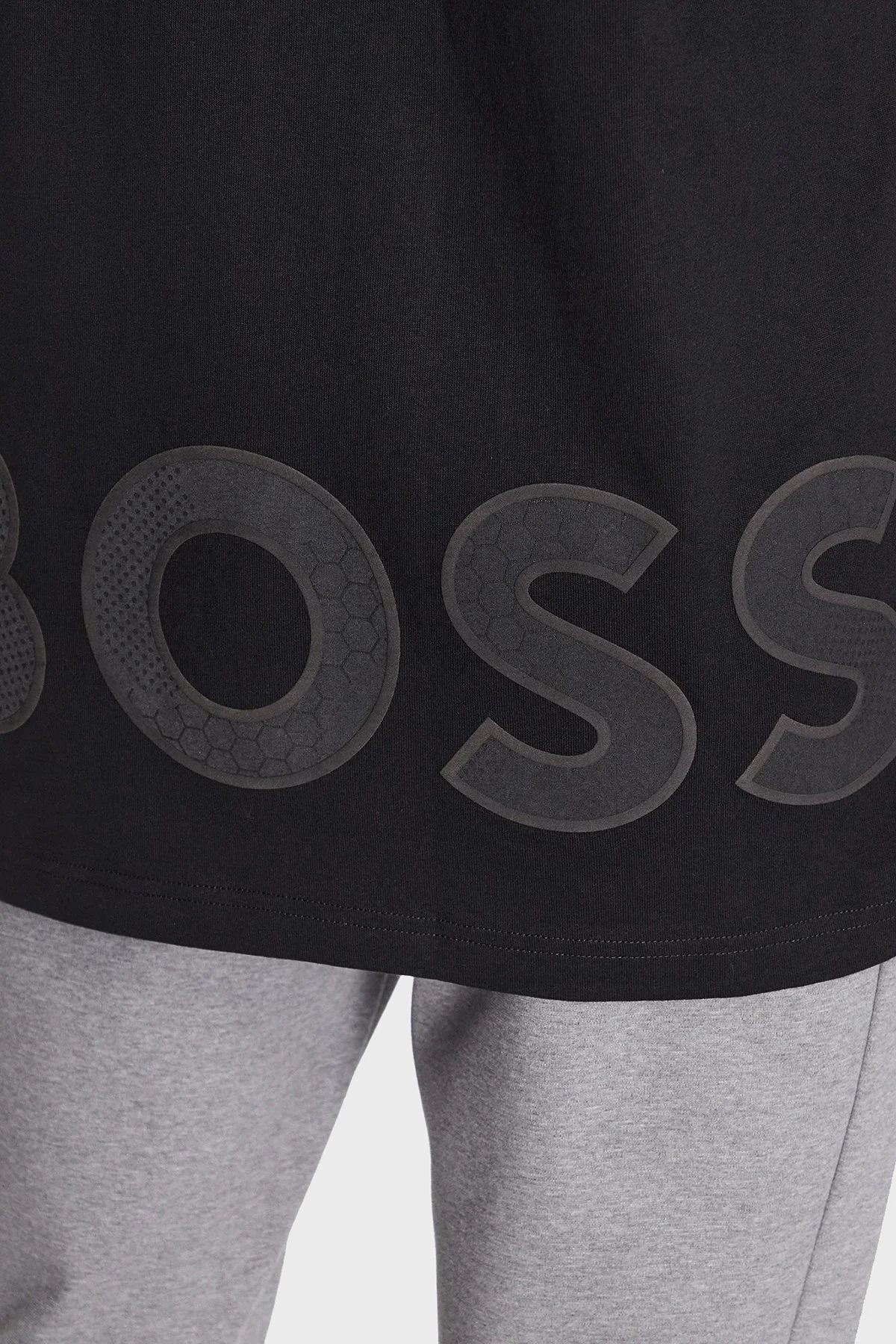 Boss % 100 Pamuk Relaxed Fit Bisiklet Yaka Erkek T Shirt 50503105 001 SİYAH - 5