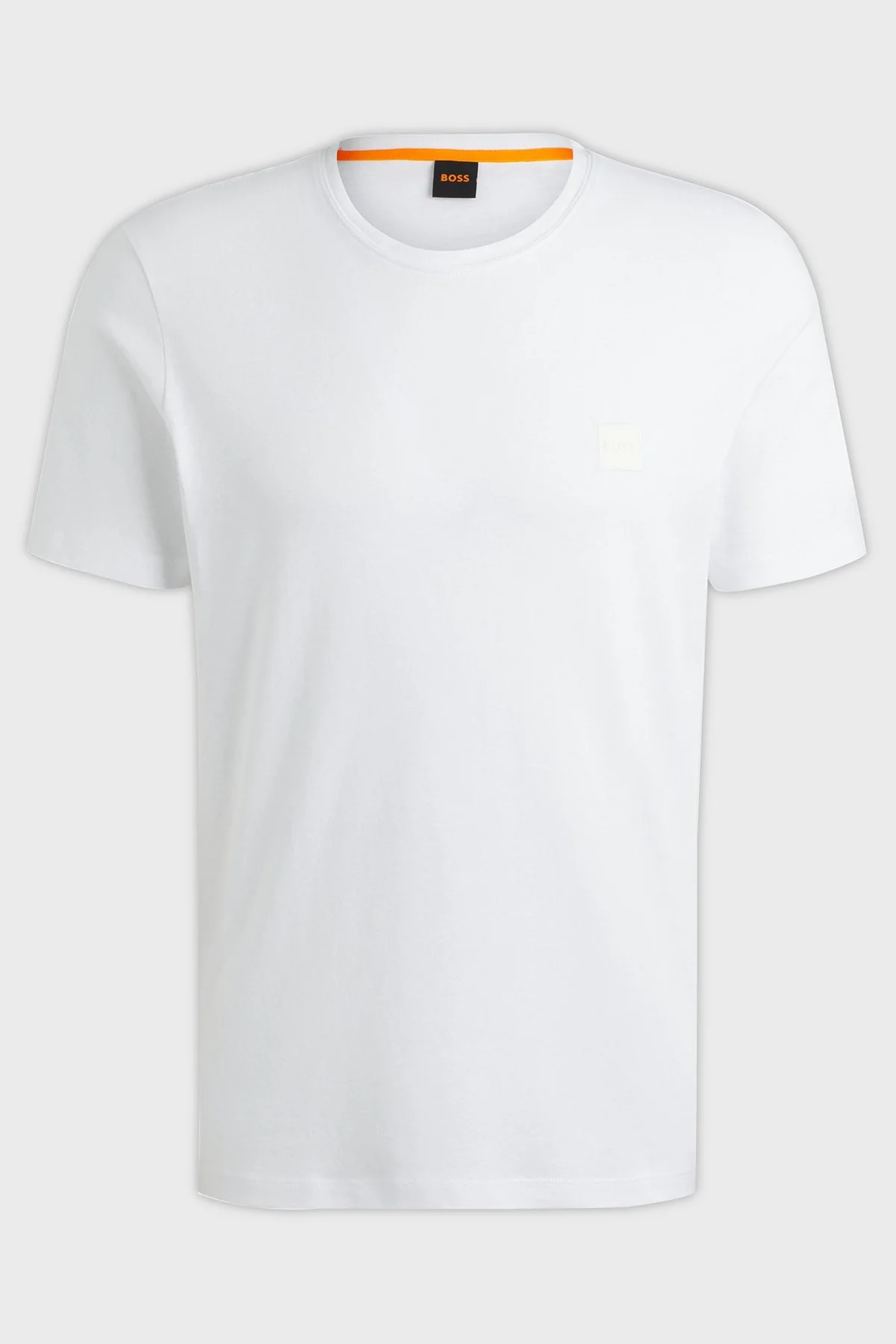 Boss % 100 Pamuk Relaxed Fit Bisiklet Yaka Erkek T Shirt 50508584 100 BEYAZ - 5
