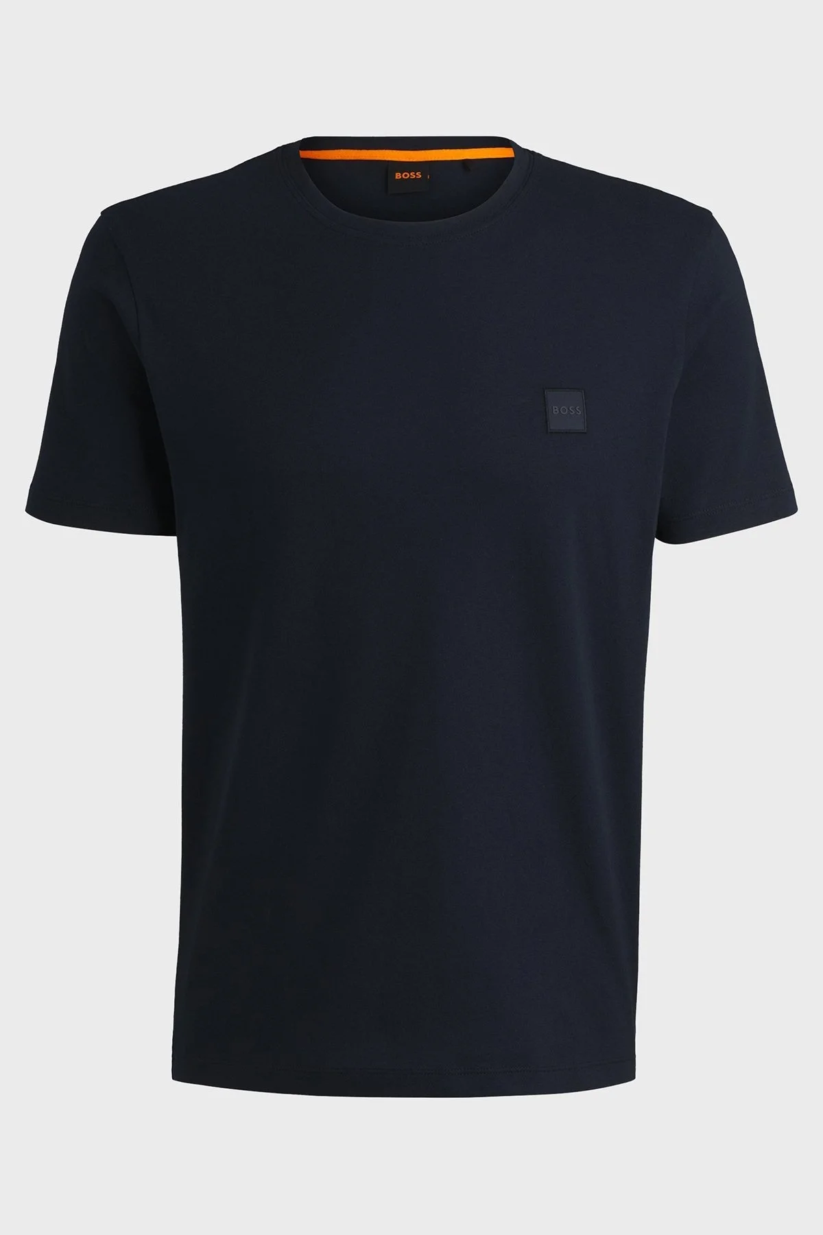 Boss % 100 Pamuk Relaxed Fit Bisiklet Yaka Erkek T Shirt 50508584 404 LACİVERT - 5