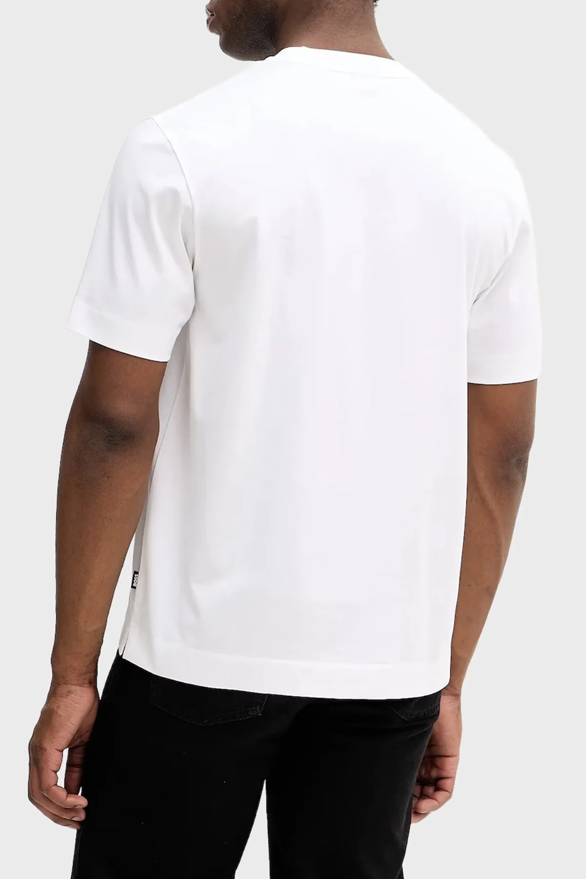 Boss % 100 Pamuk Relaxed Fit Bisiklet Yaka Erkek T Shirt 50559050 100 BEYAZ - 3