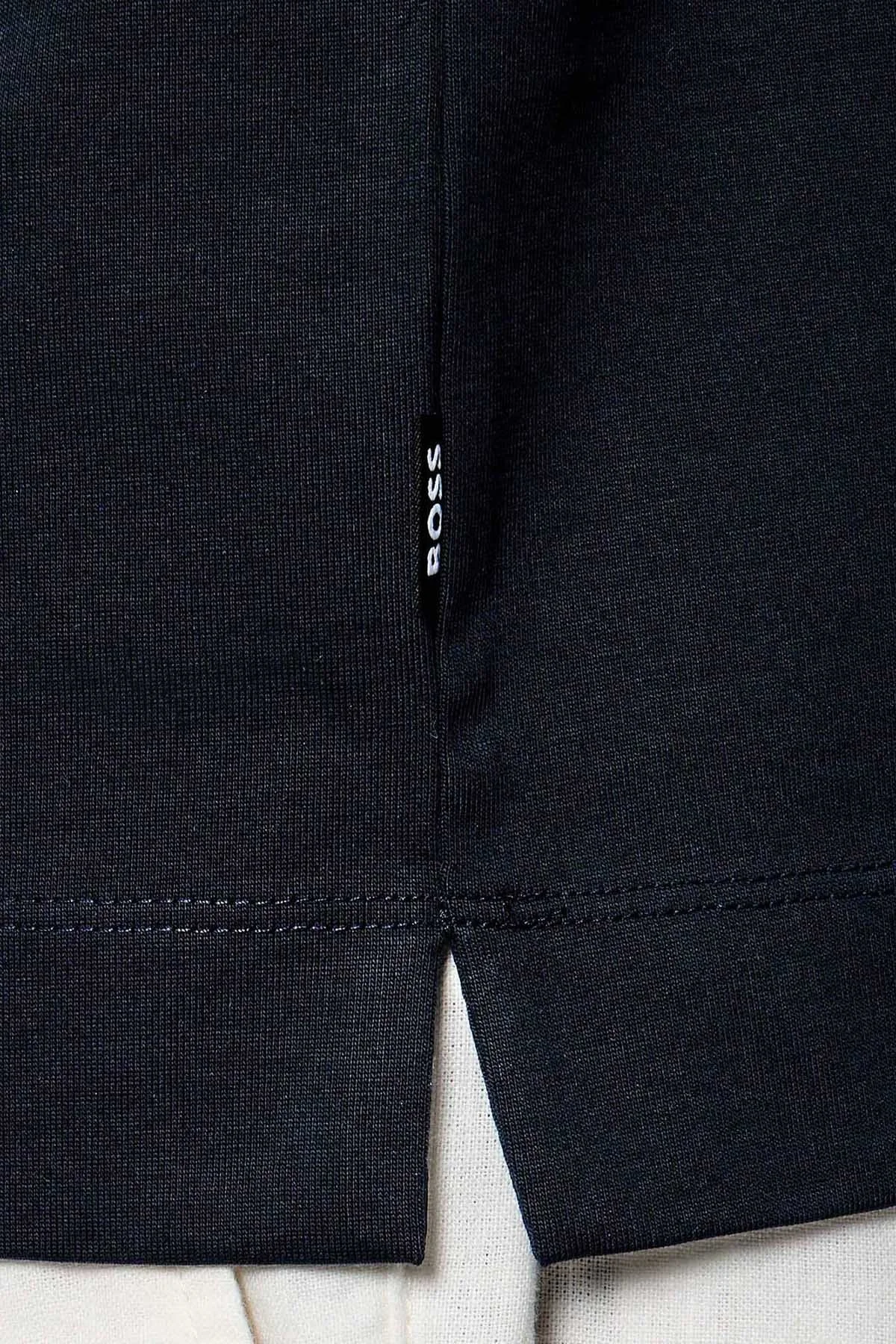 Boss % 100 Pamuk Relaxed Fit Bisiklet Yaka Erkek T Shirt 50559050 404 LACİVERT - 5