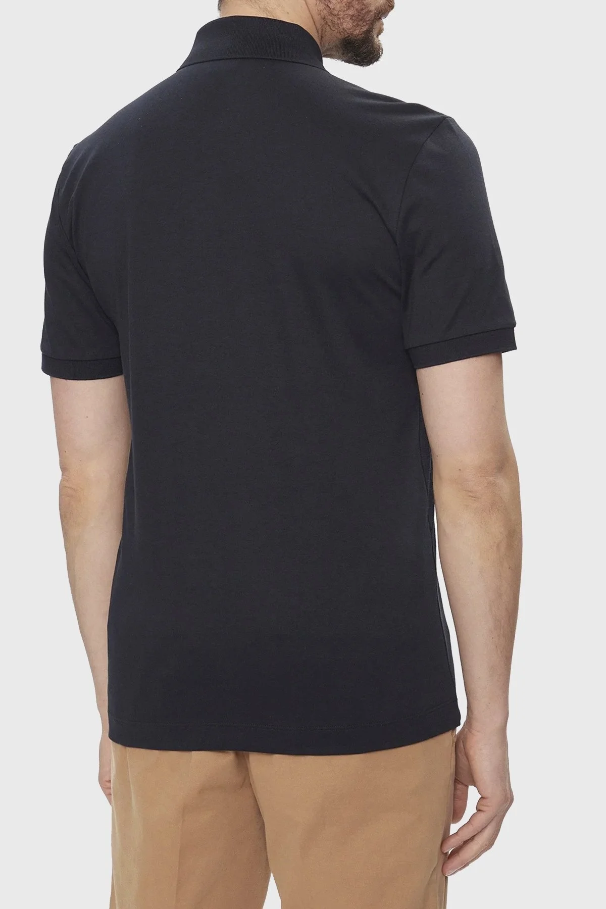 Boss % 100 Pamuk Slim Fit Fermuarlı Erkek Polo Yaka T Shirt 50507990 404 LACİVERT - 3