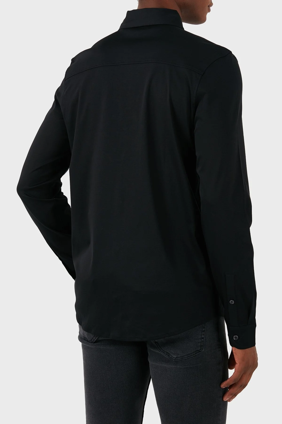 Boss % 100 Pamuk Slim Fit Merserize Erkek Gömlek 50523932 001 SİYAH - 3