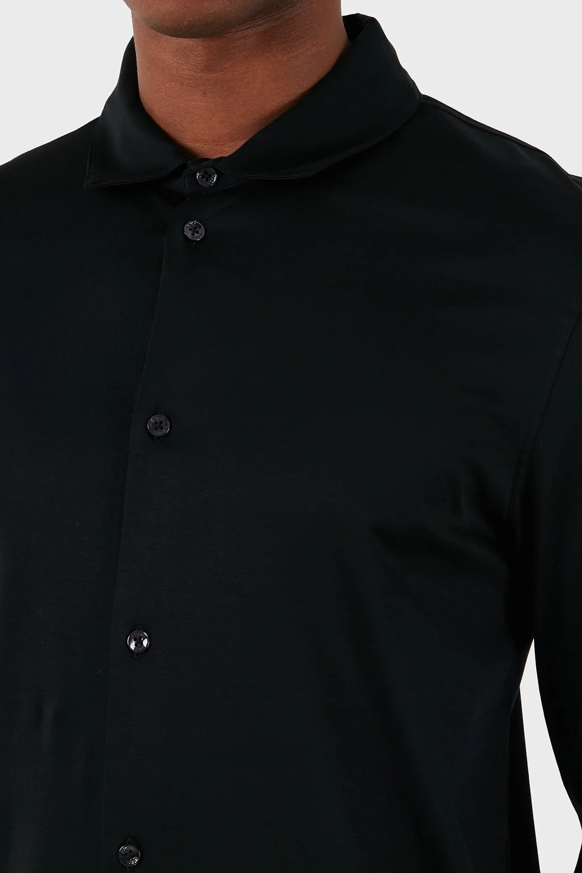 Boss % 100 Pamuk Slim Fit Merserize Erkek Gömlek 50523932 001 SİYAH - 6