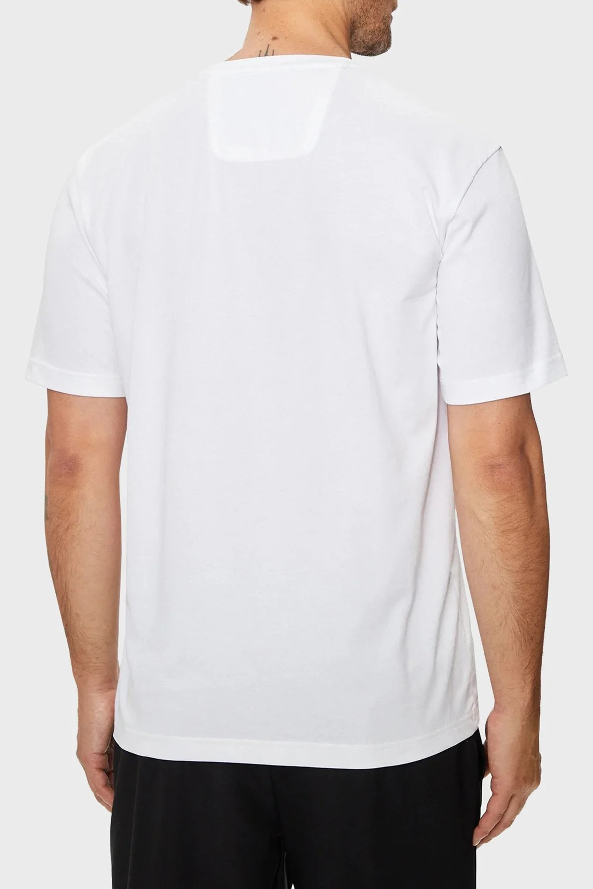 Boss % 100 Pamuklu Oversize Fit Erkek T Shirt 50519368 100 BEYAZ - 2