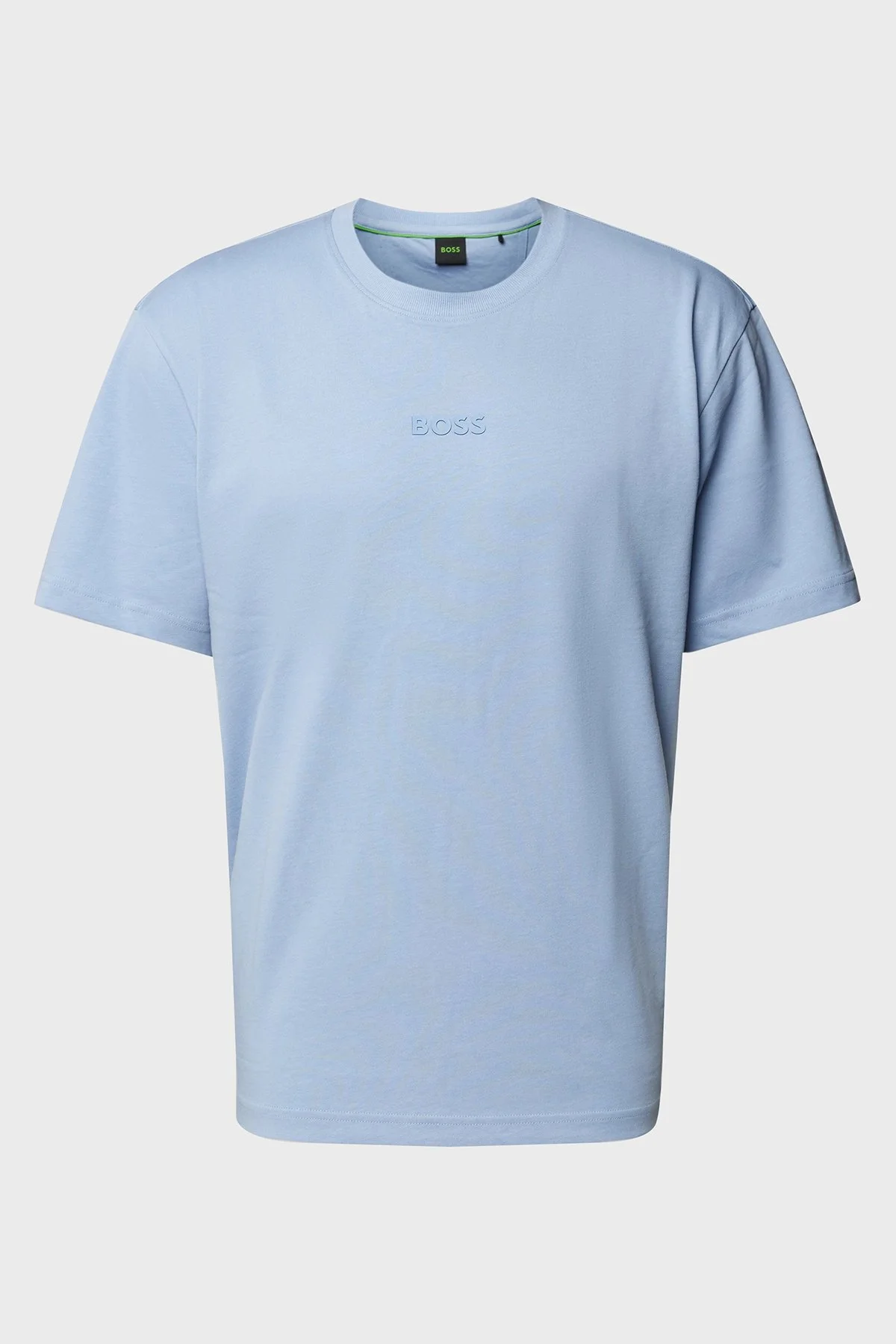 Boss % 100 Pamuklu Oversize Fit Erkek T Shirt 50519368 498 MAVİ - 5