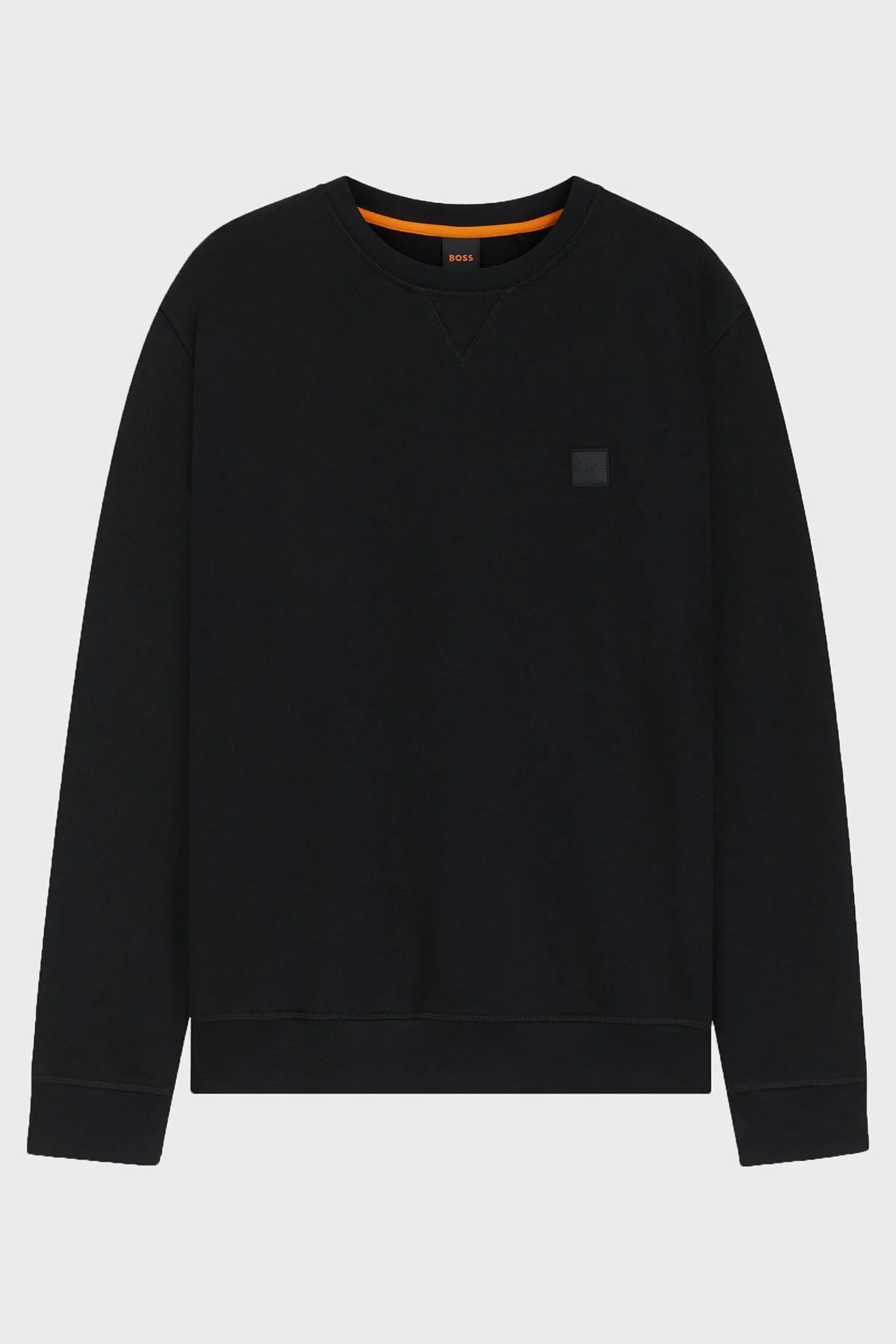 Boss % 100 Pamuklu Regular Fit Bisiklet Yaka Erkek Sweat 50509323 001 SİYAH - 5