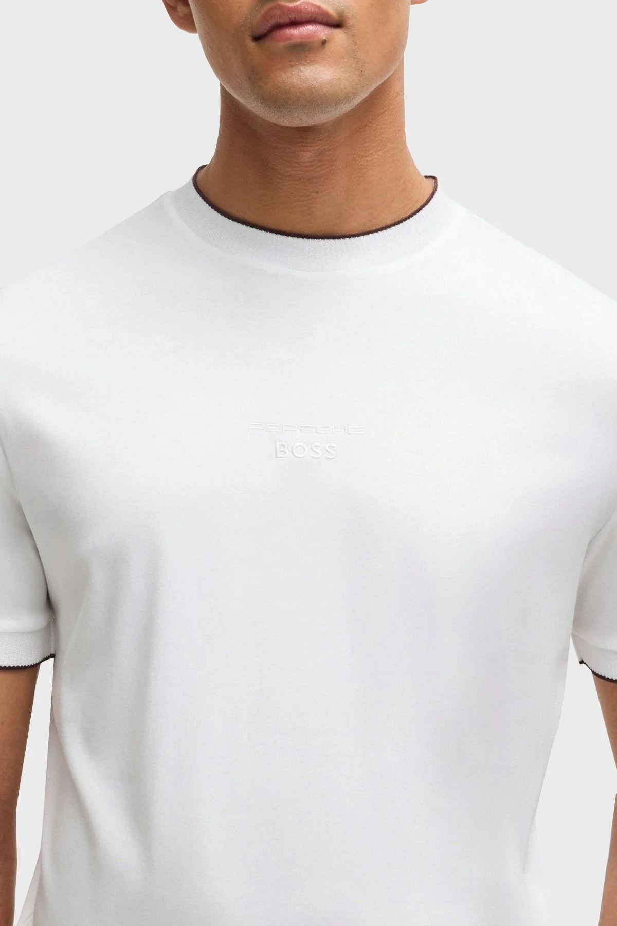 Boss % 100 Pamuklu Regular Fit Bisiklet Yaka Erkek T Shirt 50518631 100 BEYAZ - 3