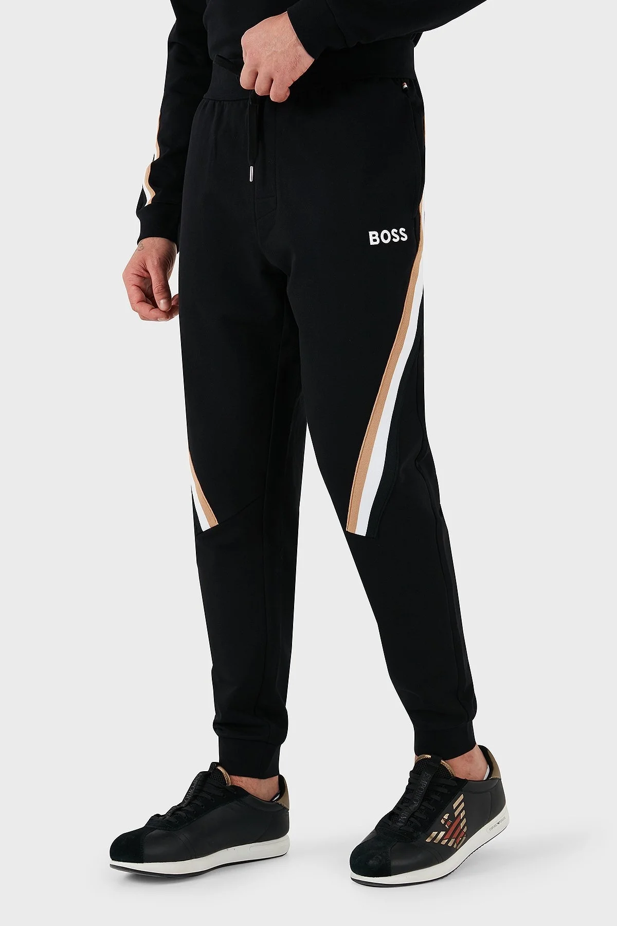 Boss % 100 Pamuklu Regular Fit Erkek Eşofman Takımı 50521885 001 SİYAH - 10