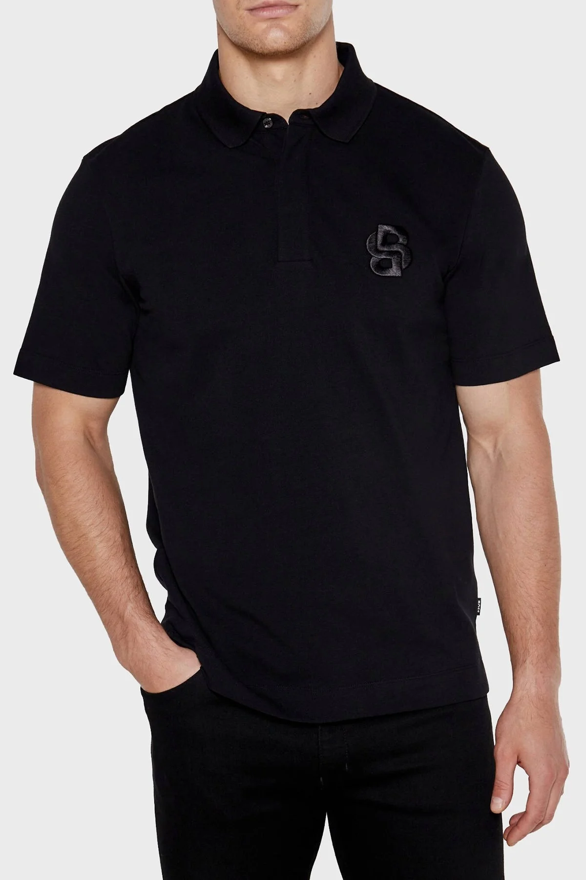 Boss % 100 Pamuklu Regular Fit Erkek Polo Yaka T Shirt 50518753 001 SİYAH - 6