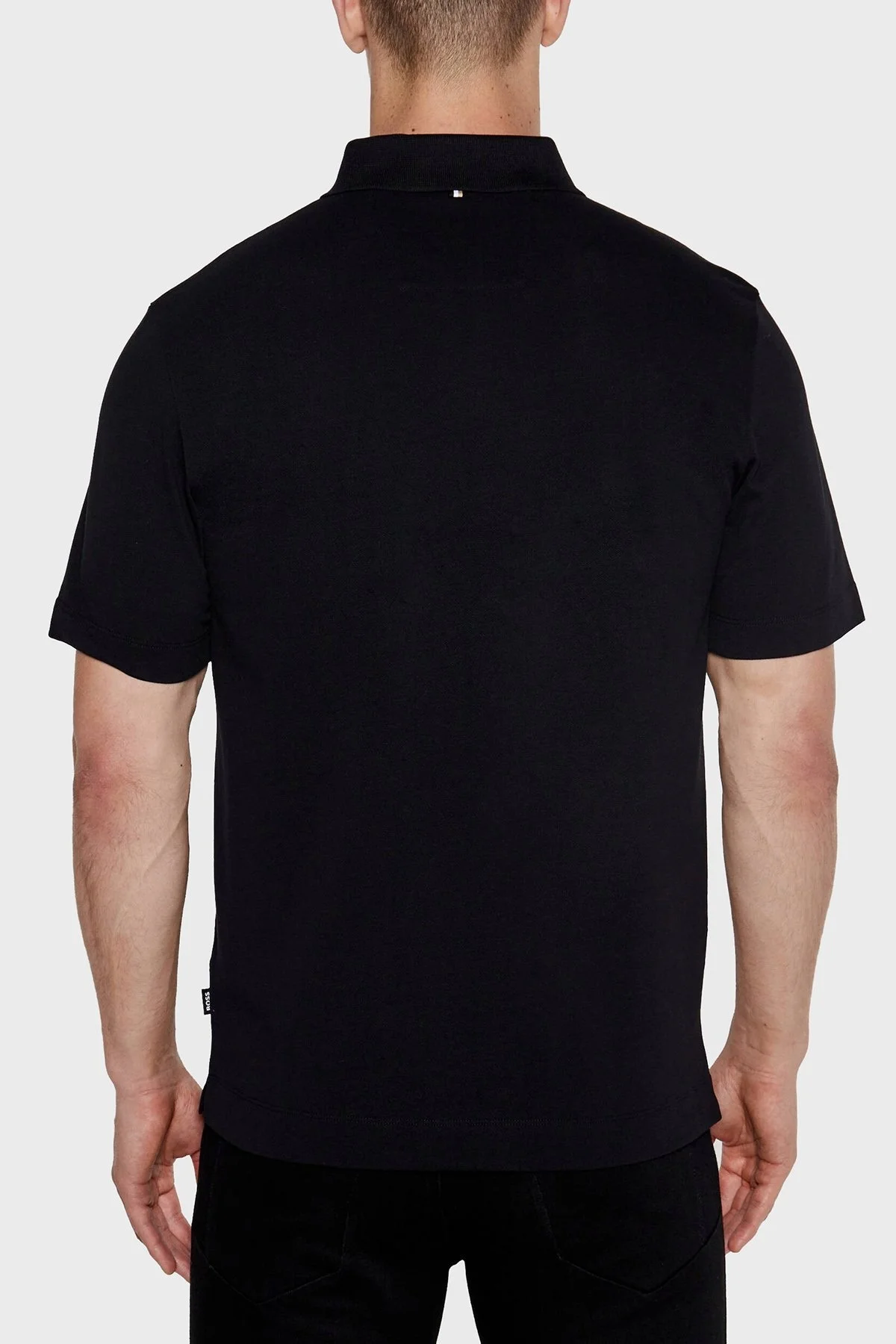 Boss % 100 Pamuklu Regular Fit Erkek Polo Yaka T Shirt 50518753 001 SİYAH - 7