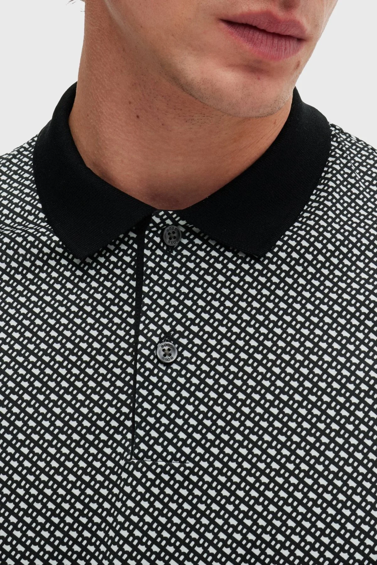 Boss % 100 Pamuklu Regular Fit Erkek Polo Yaka T Shirt 50518877 001 SİYAH - 7