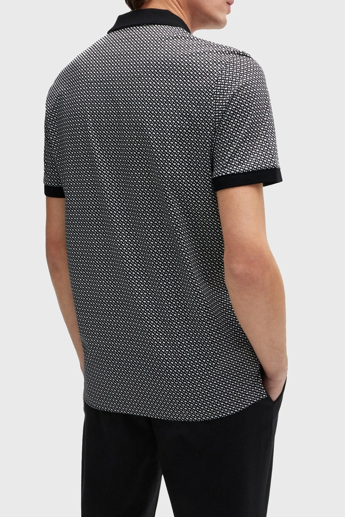 Boss % 100 Pamuklu Regular Fit Erkek Polo Yaka T Shirt 50518877 001 SİYAH - 9