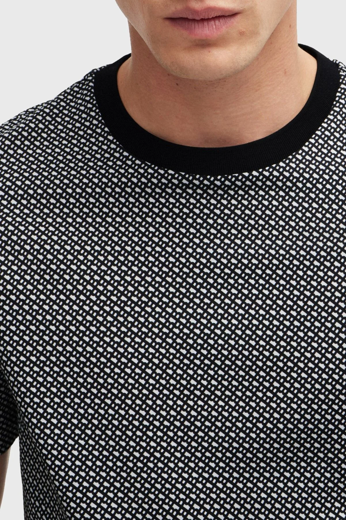 Boss % 100 Pamuklu Regular Fit Erkek T Shirt 50518883 001 SİYAH - 4