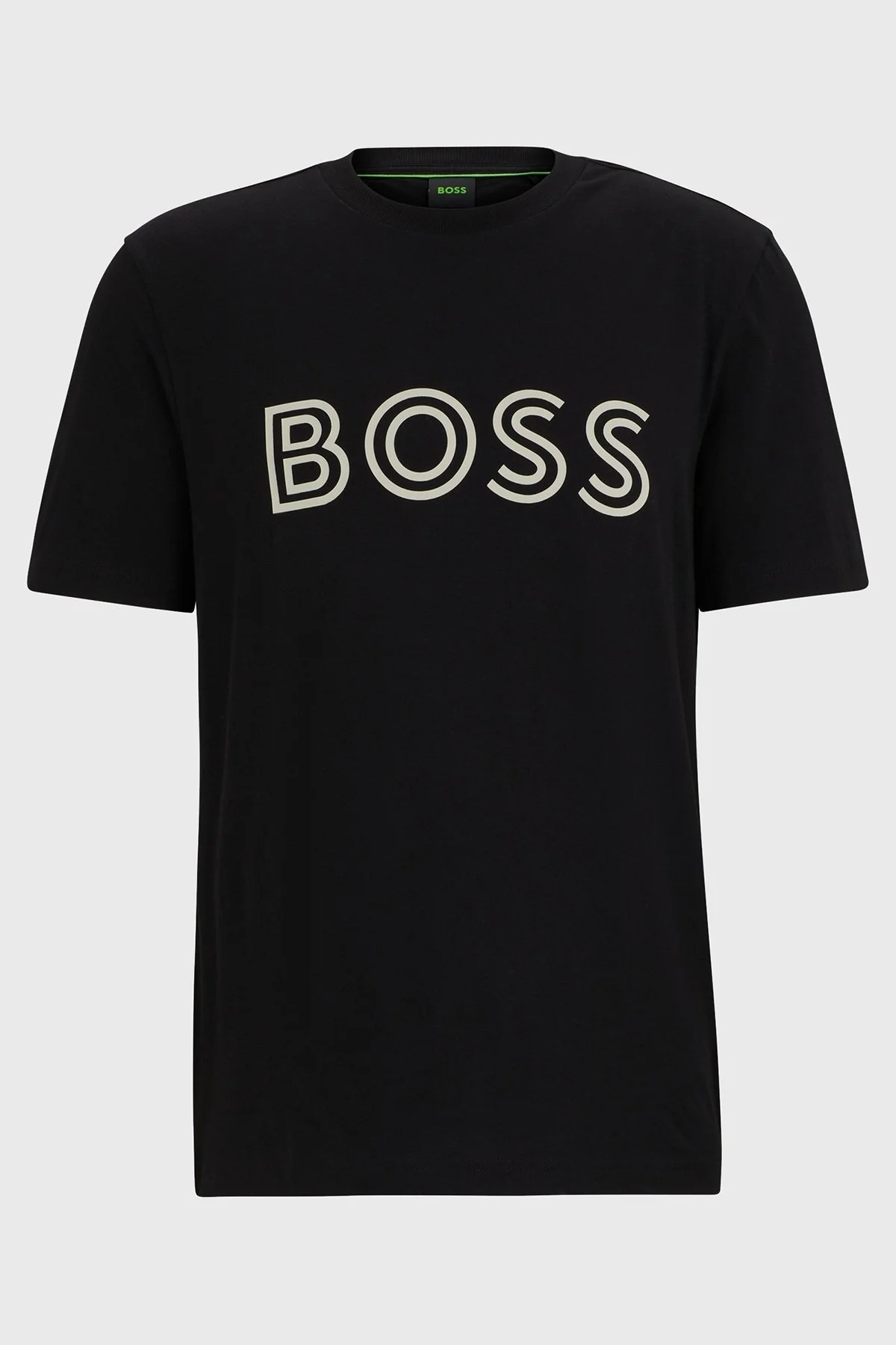 Boss % 100 Pamuklu Regular Fit Erkek T Shirt 50519358 001 SİYAH - 5