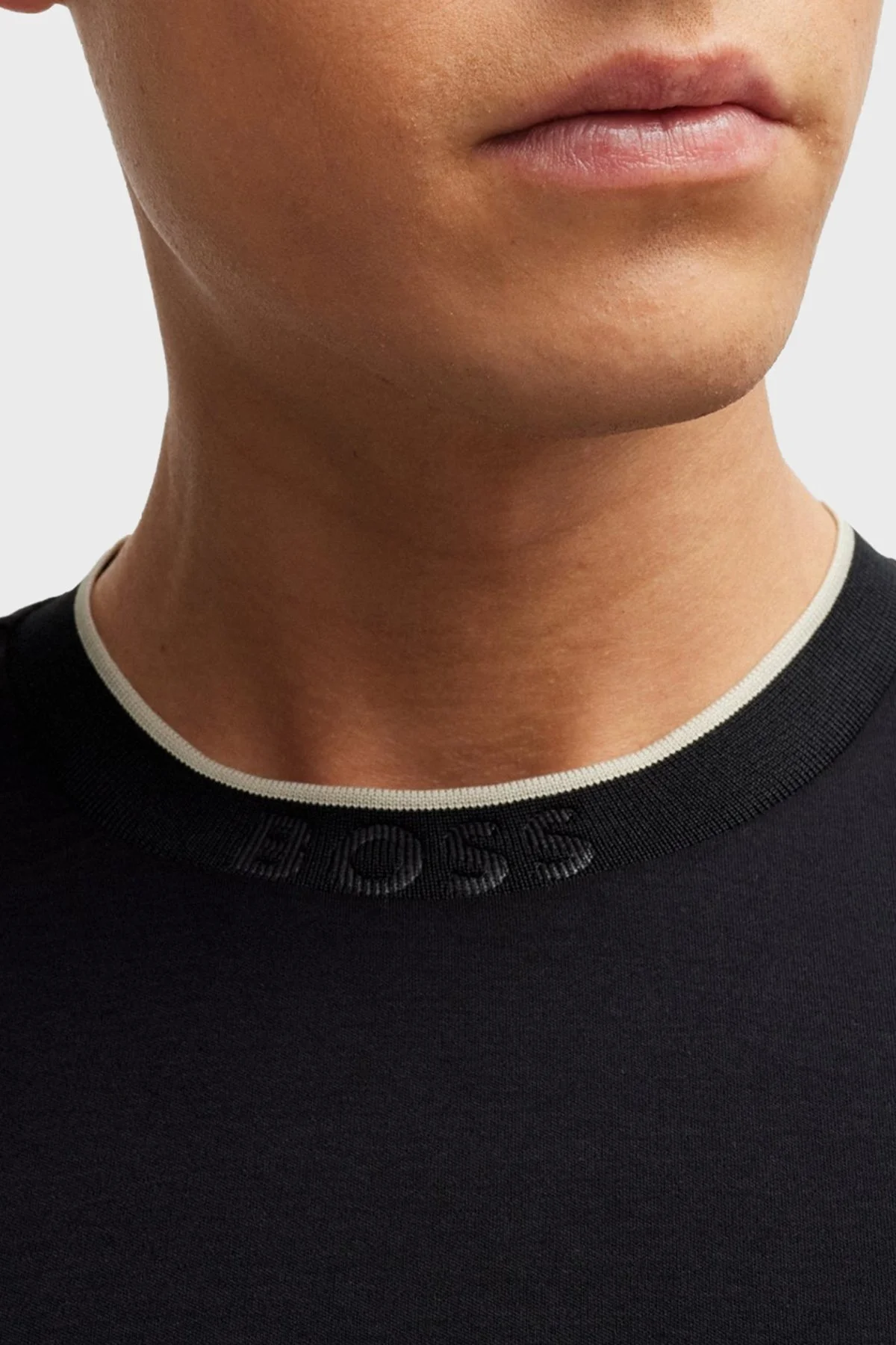 Boss % 100 Pamuklu Relaxed Fit Erkek T Shirt 50519354 001 SİYAH - 7