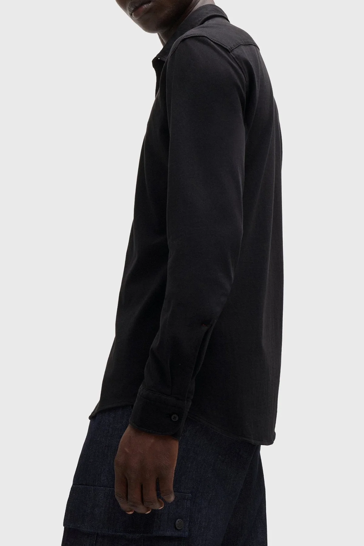 Boss % 100 Pamuklu Slim Fit Erkek Gömlek 50519746 001 SİYAH - 4